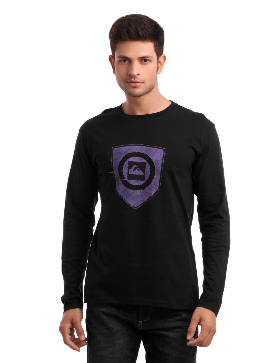 Quiksilver Men Black T-shirt