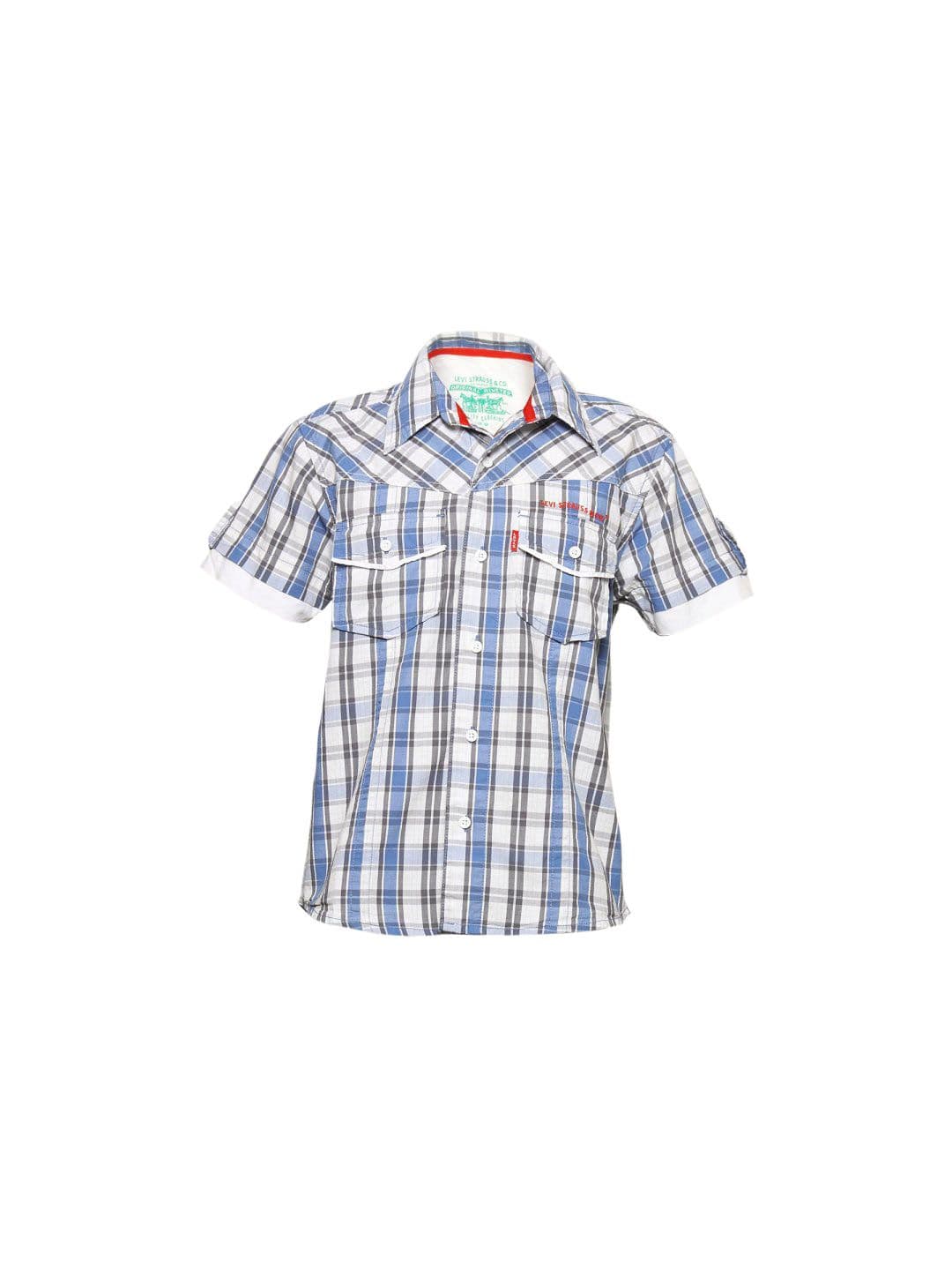Levis Kids Boy's Calcio Grey Blue Kidswear