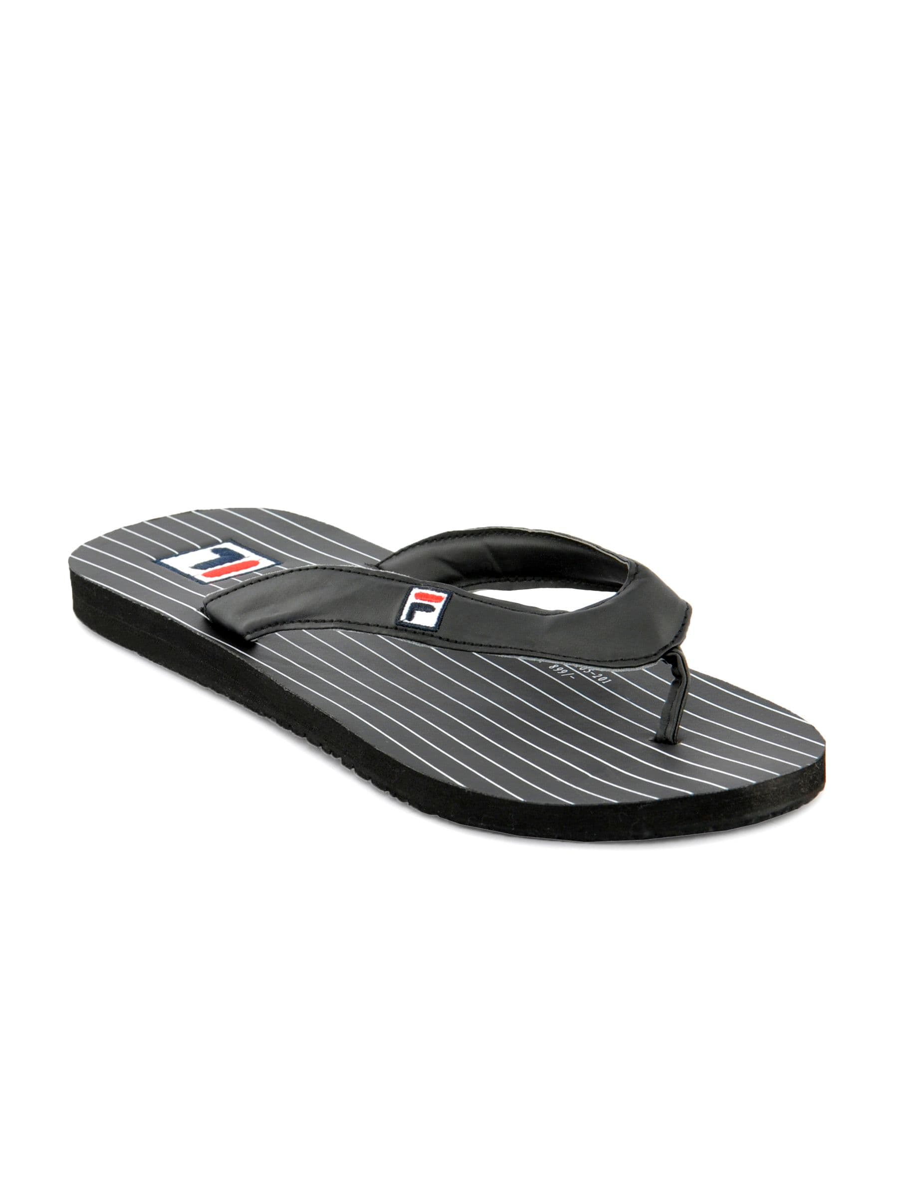 Fila Men Drop Needle Black Slippers
