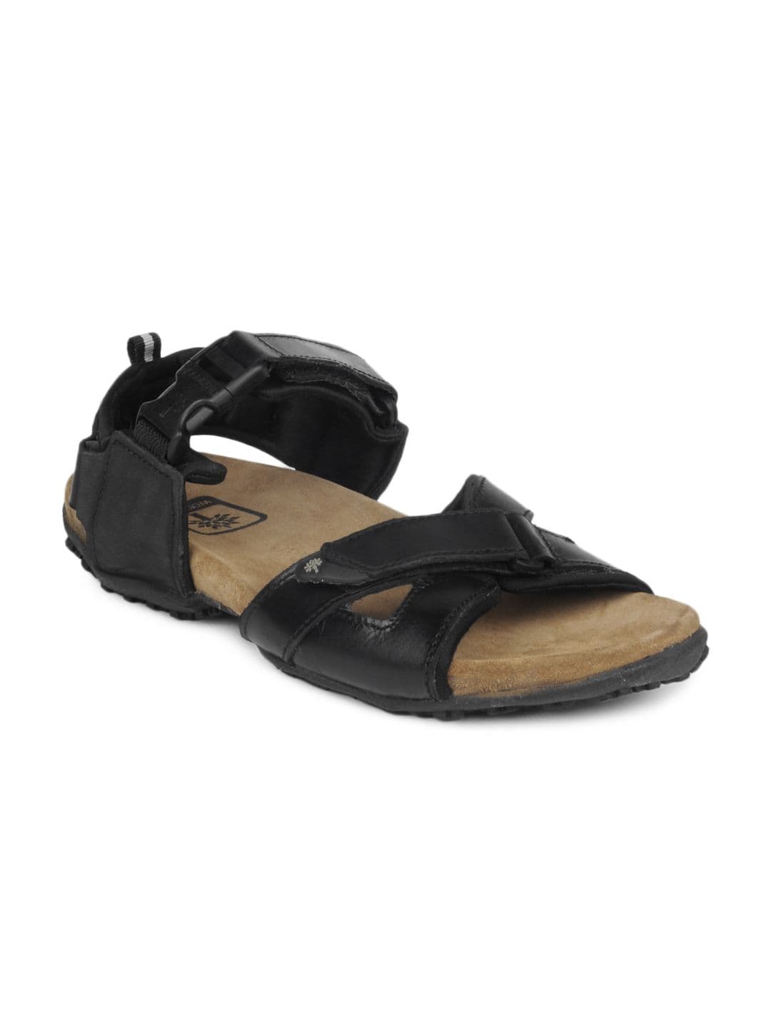 Woodland Men Black Sandals
