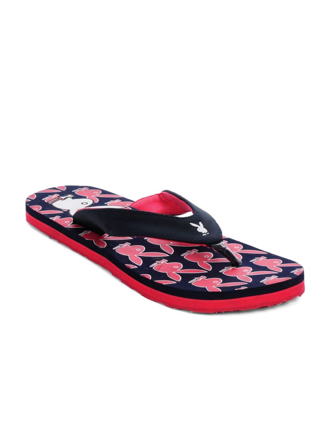 Playboy Men Navy Blue Casual Flip Flops