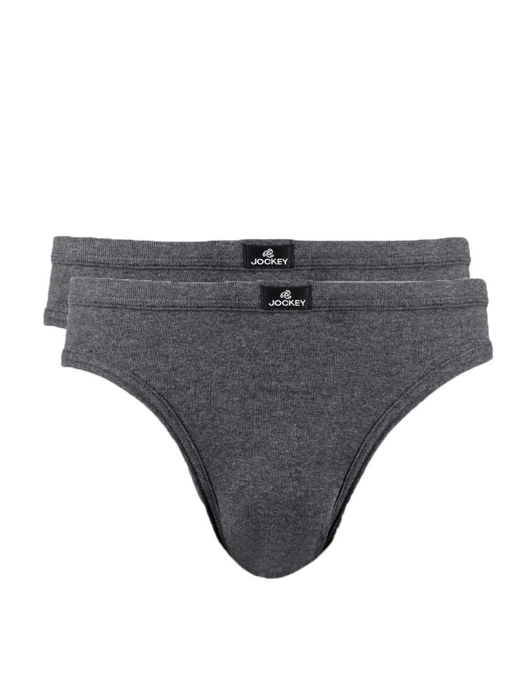 Jockey ELANCE Men Grey Pack of 2 Briefs 1004