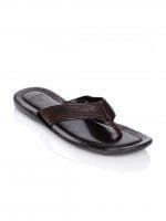 Enroute Men Leather Brown Sandals