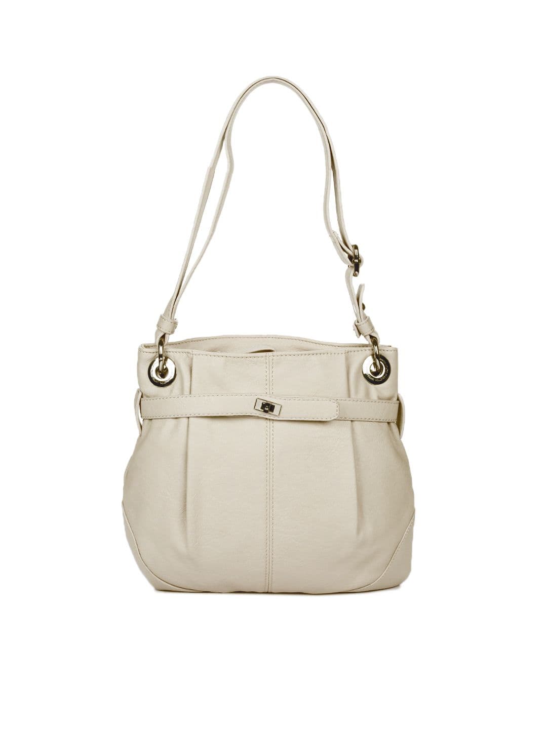 United Colors of Benetton Women Cream Handbag