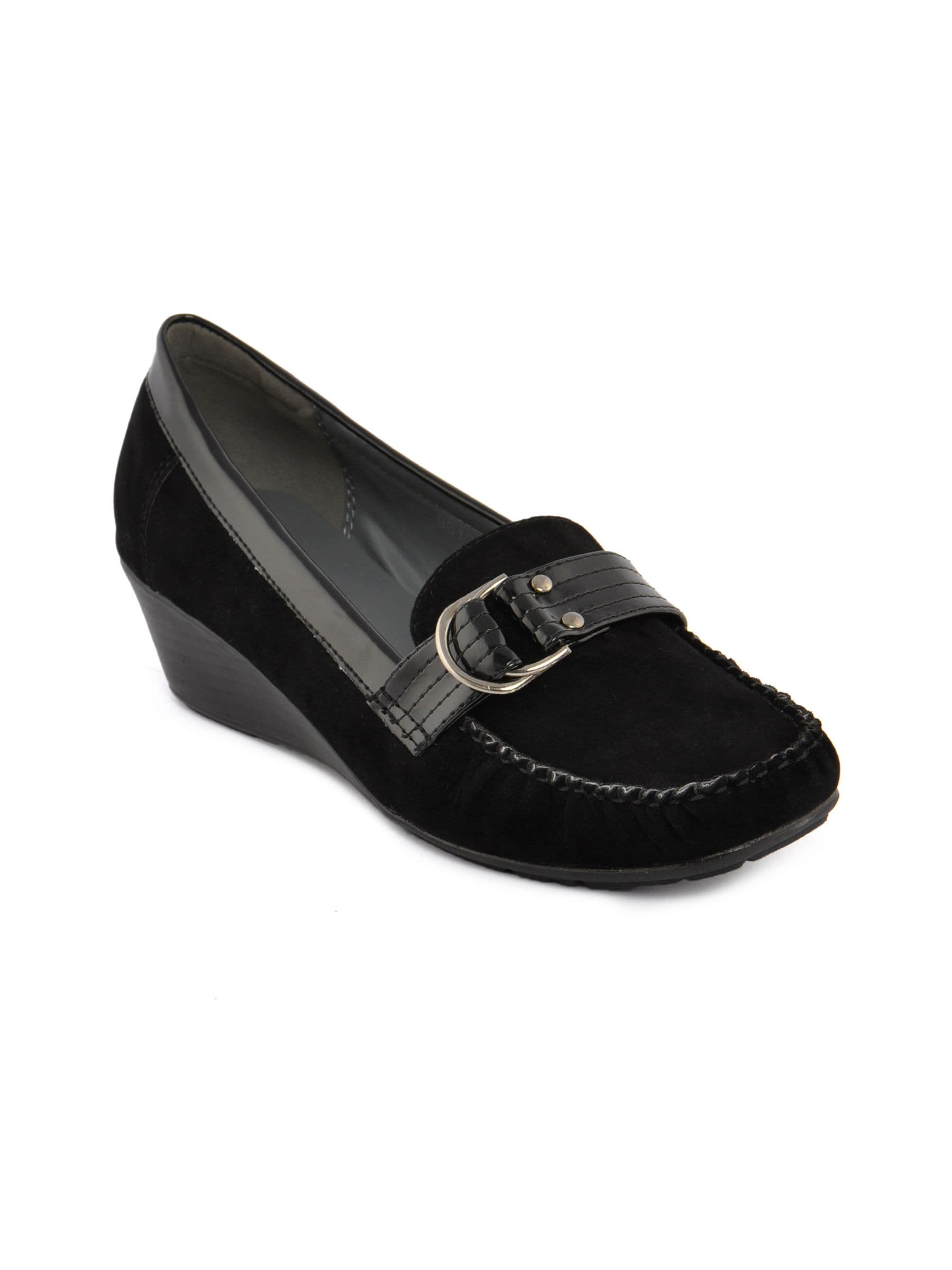 Catwalk Women Moccasin Black Casual Shoes
