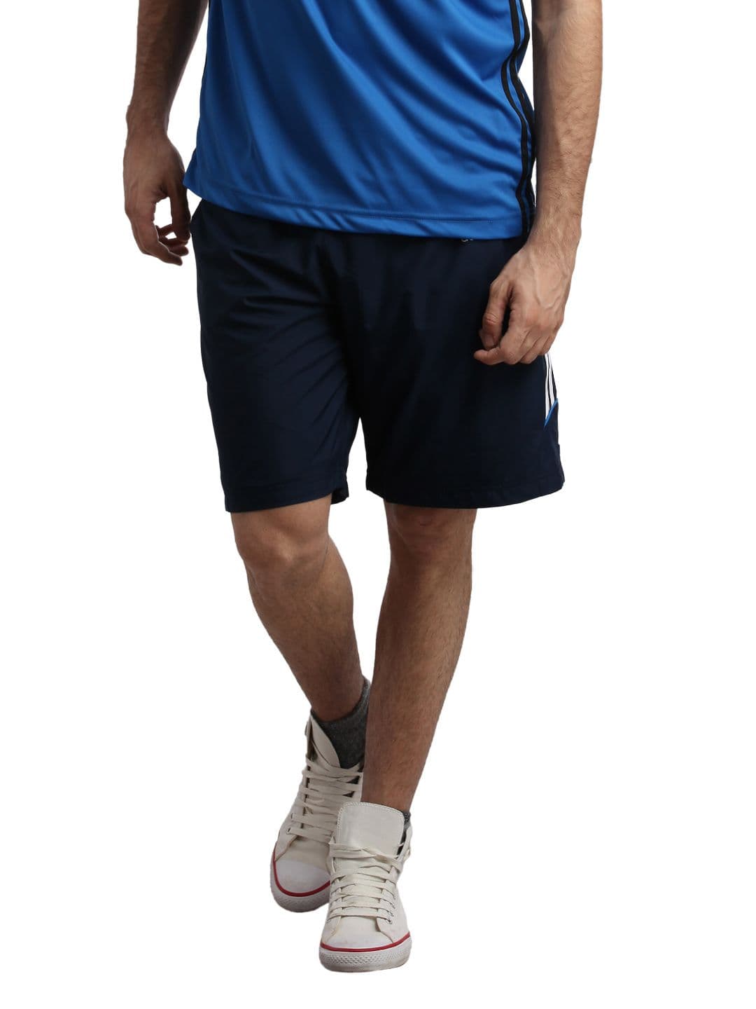 ADIDAS Men Navy Blue Shorts