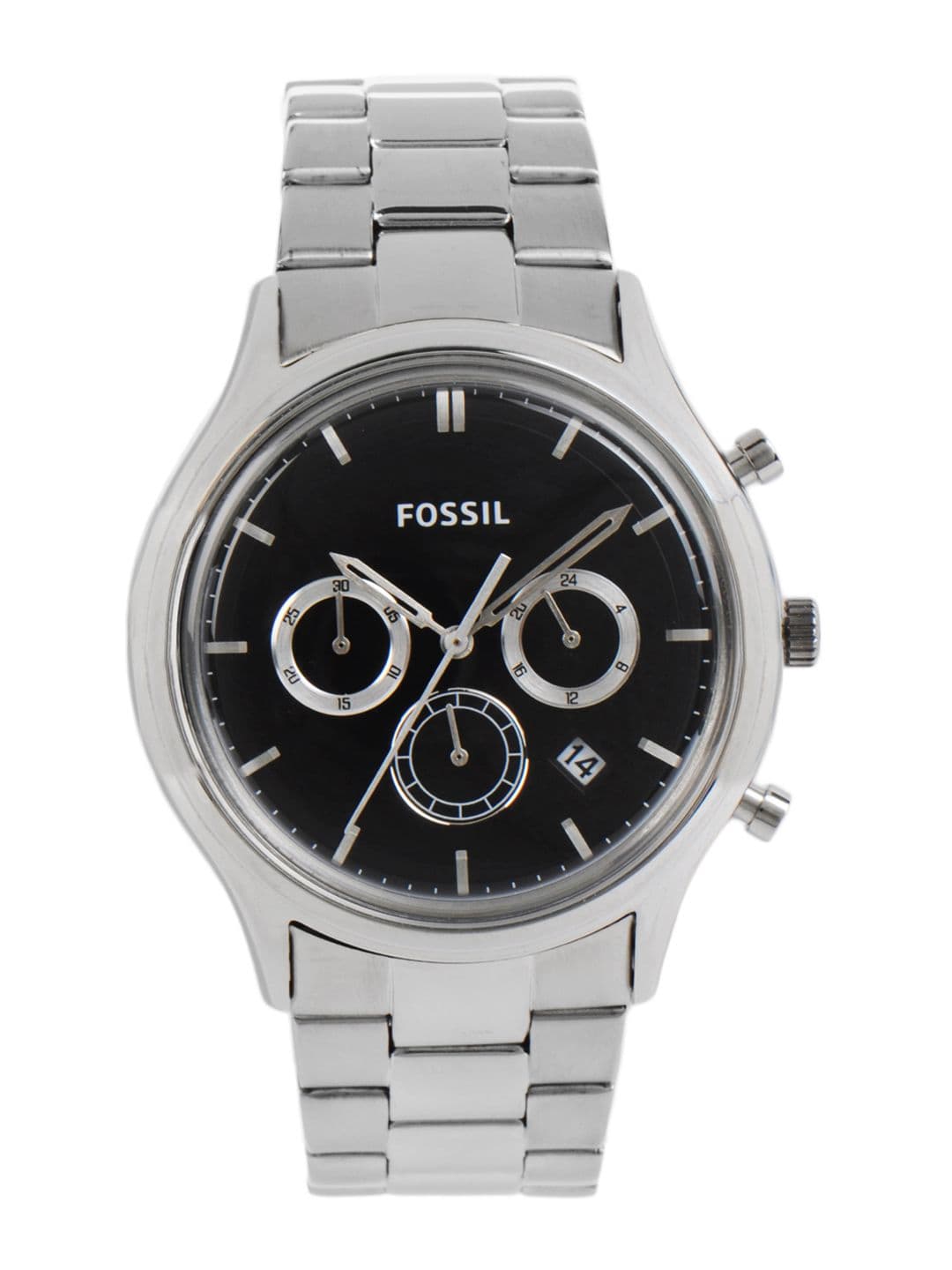 Fossil Men Black Dial Chronograph Watch FS4642