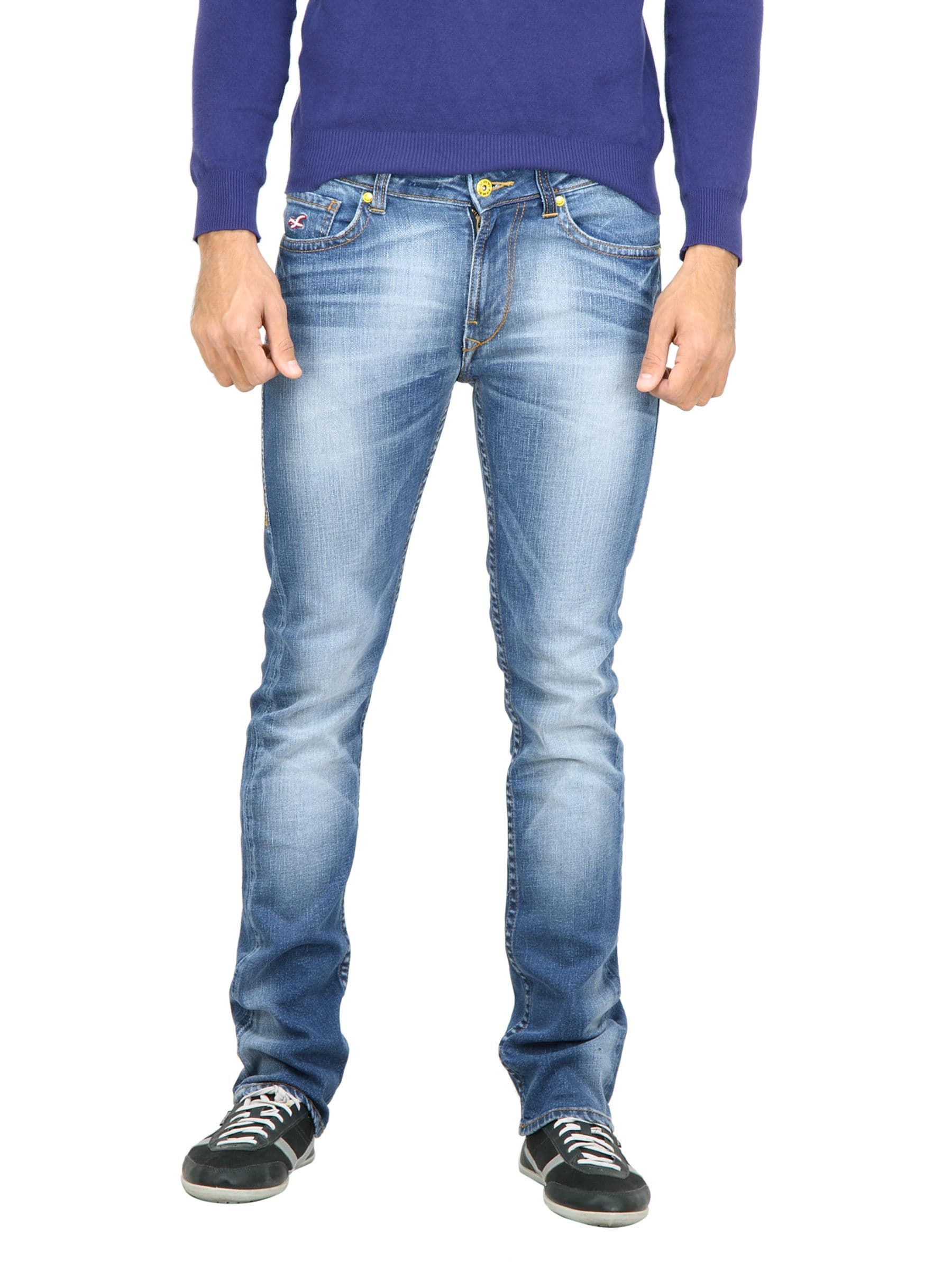 Deni Yo Men Washed Blue Jeans