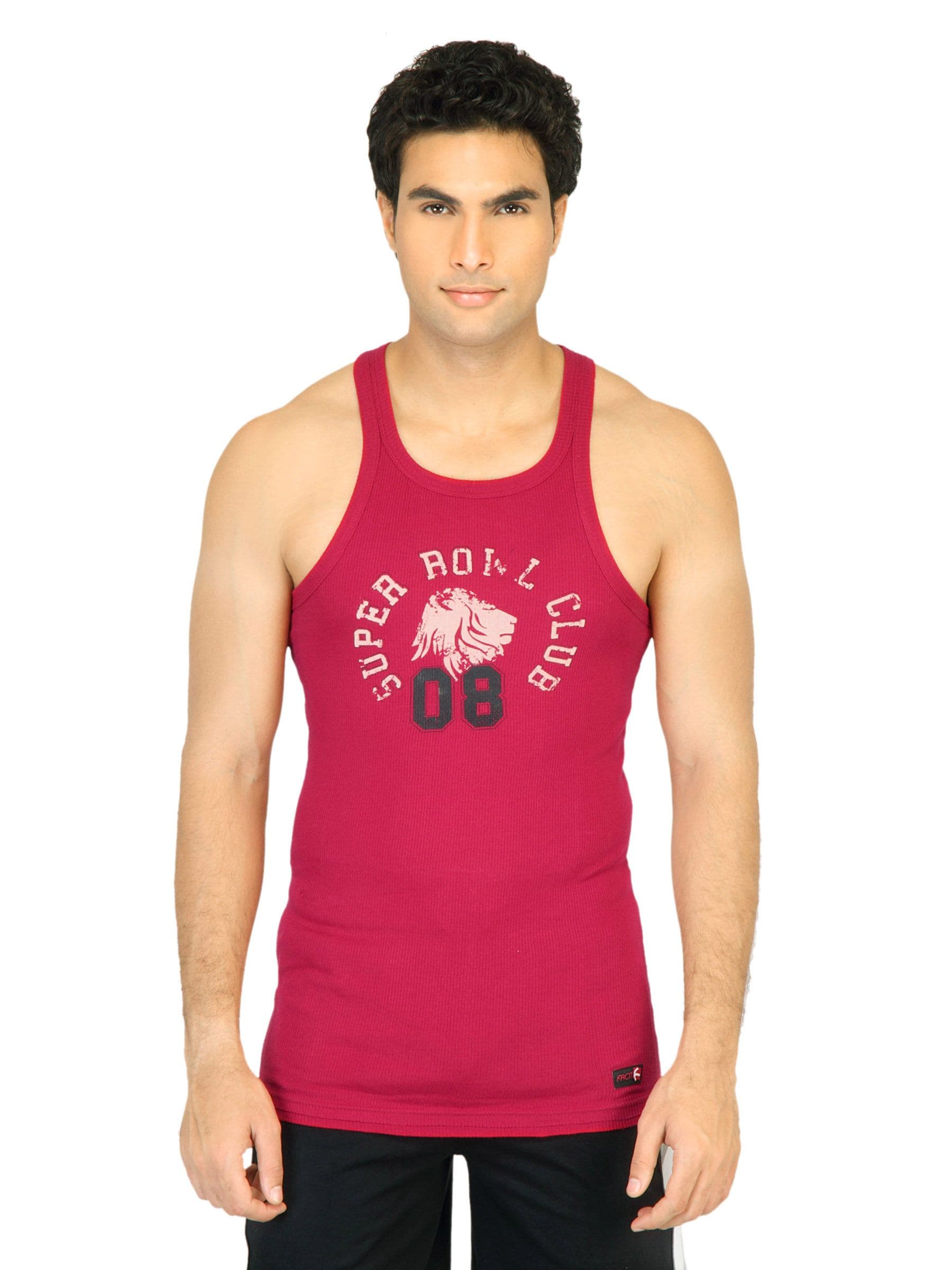 Facit Men Sportz Red Innerwear Vest