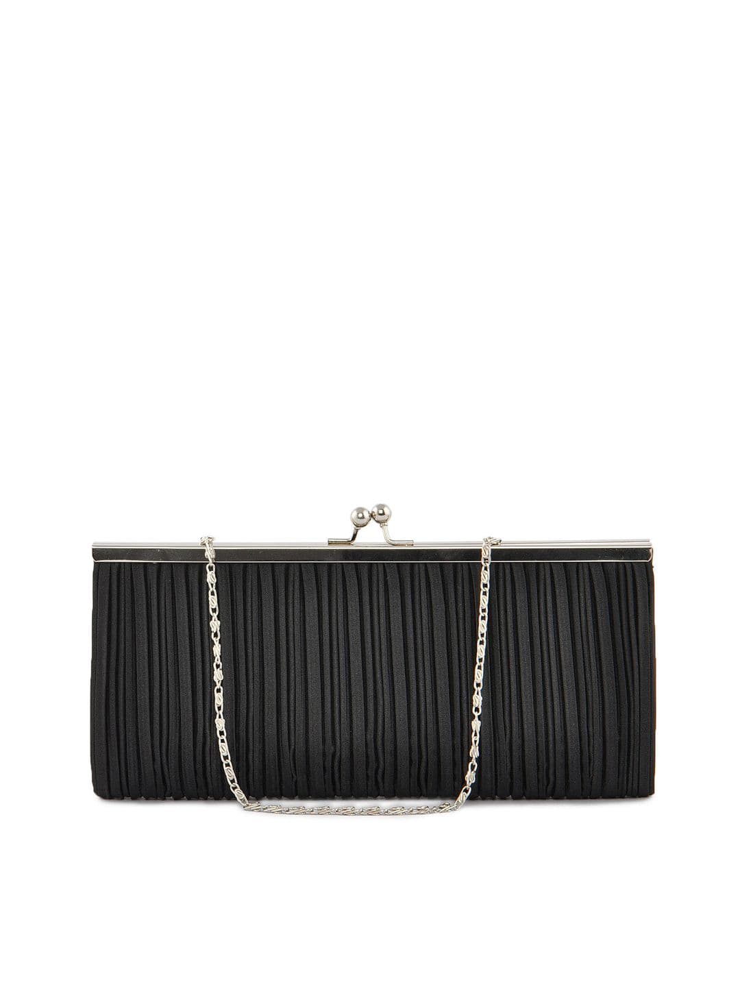 Lino Perros Women Classic Black Clutch