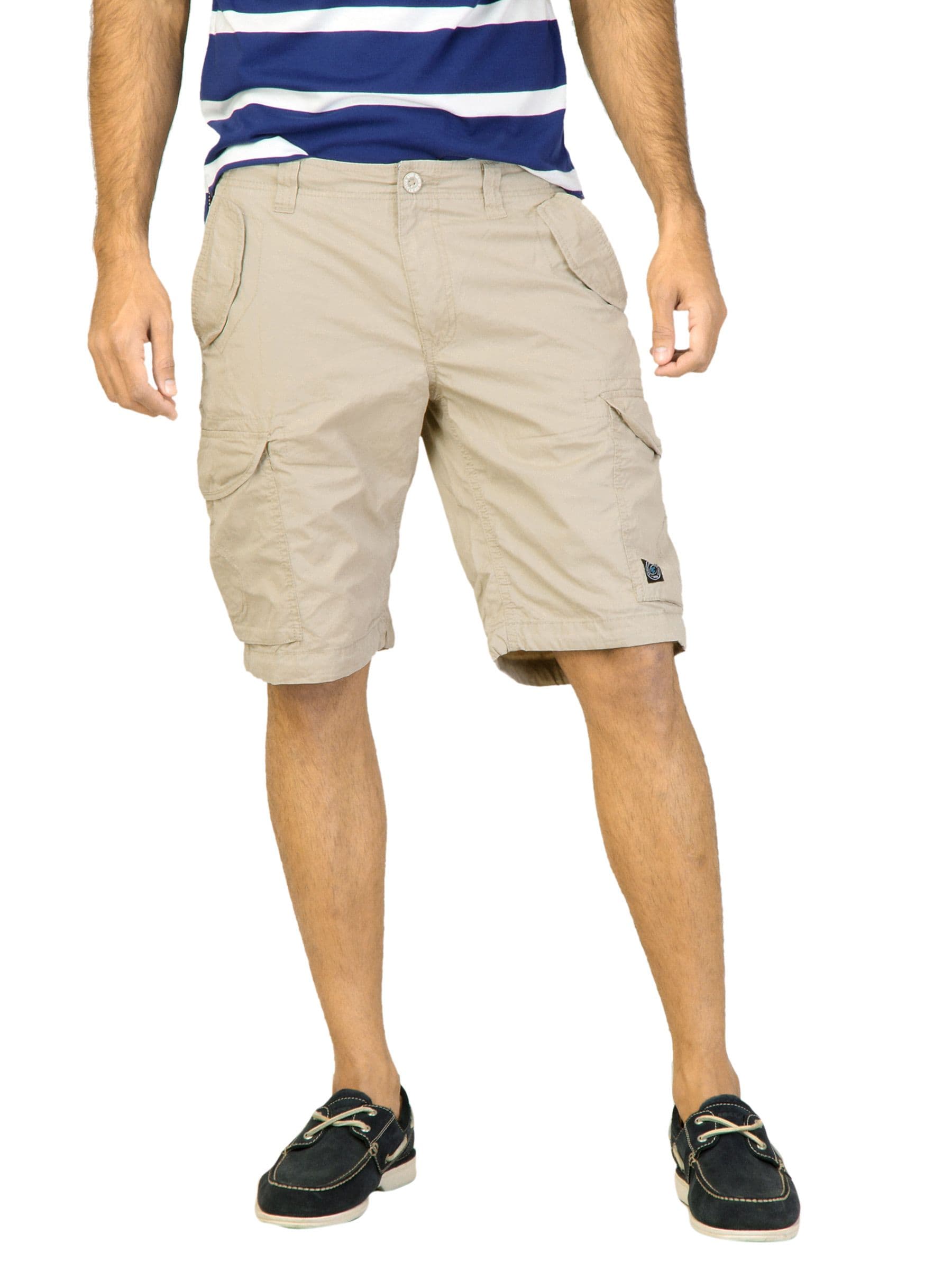 Status Quo Men Solid Beige Shorts