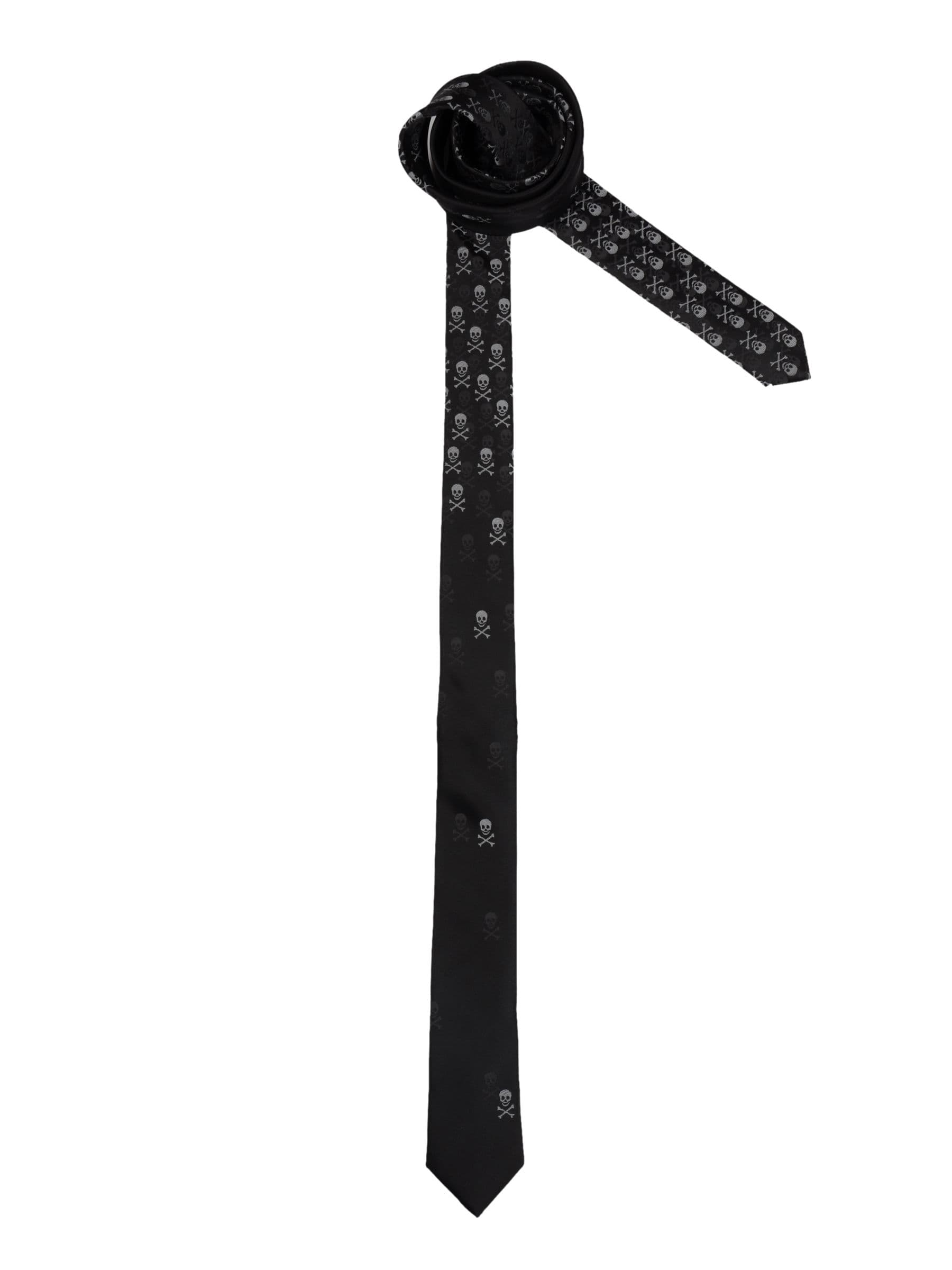 Indigo Nation Men Printed Black Ties