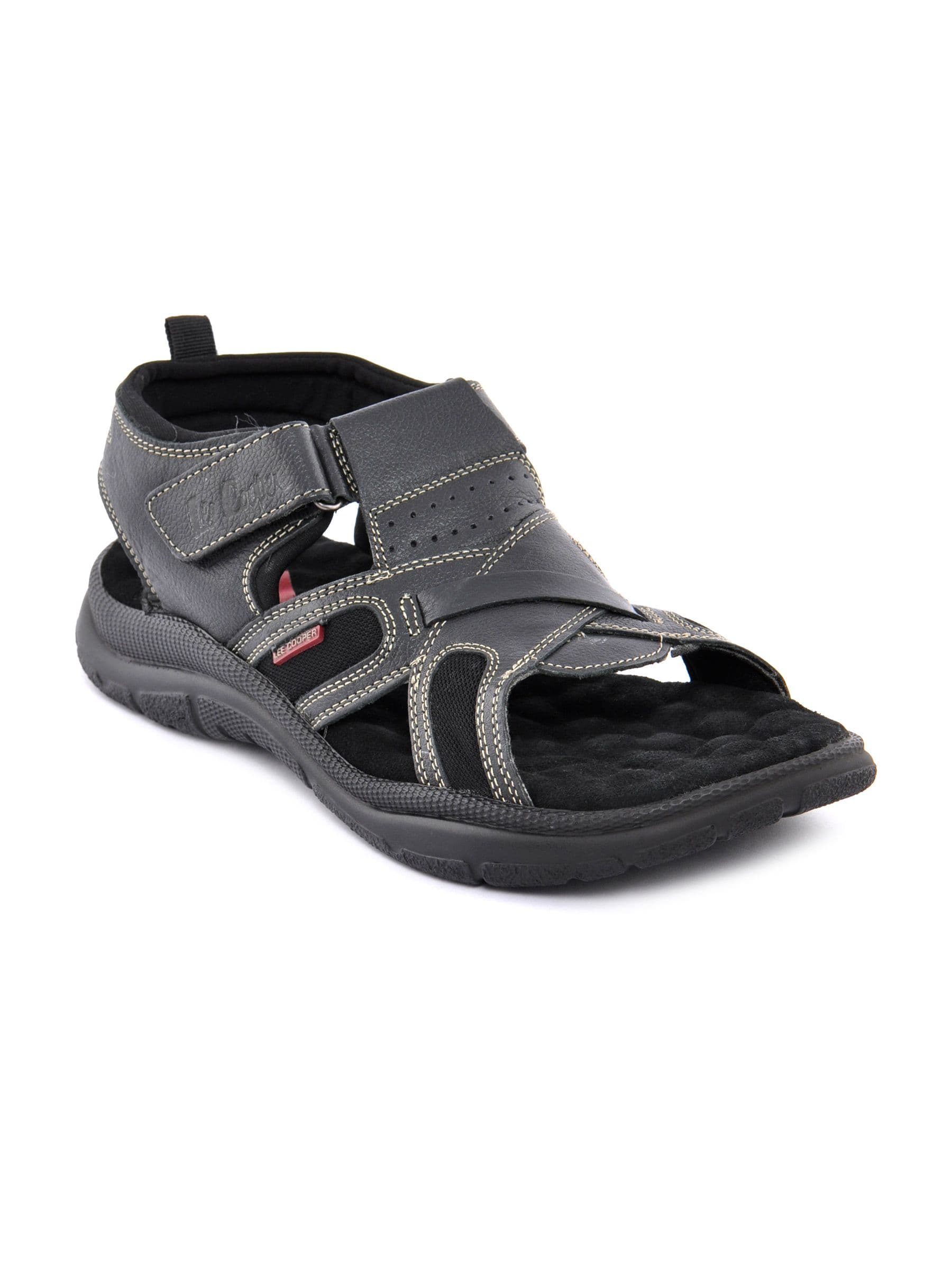 Lee Cooper Men  Black Sandal