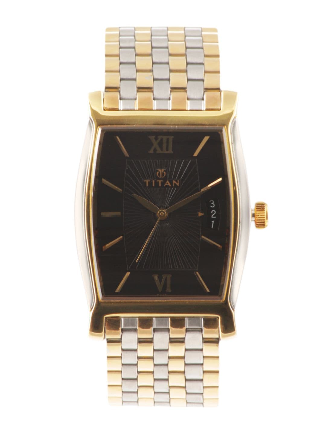 Titan Men Black Dial Watch