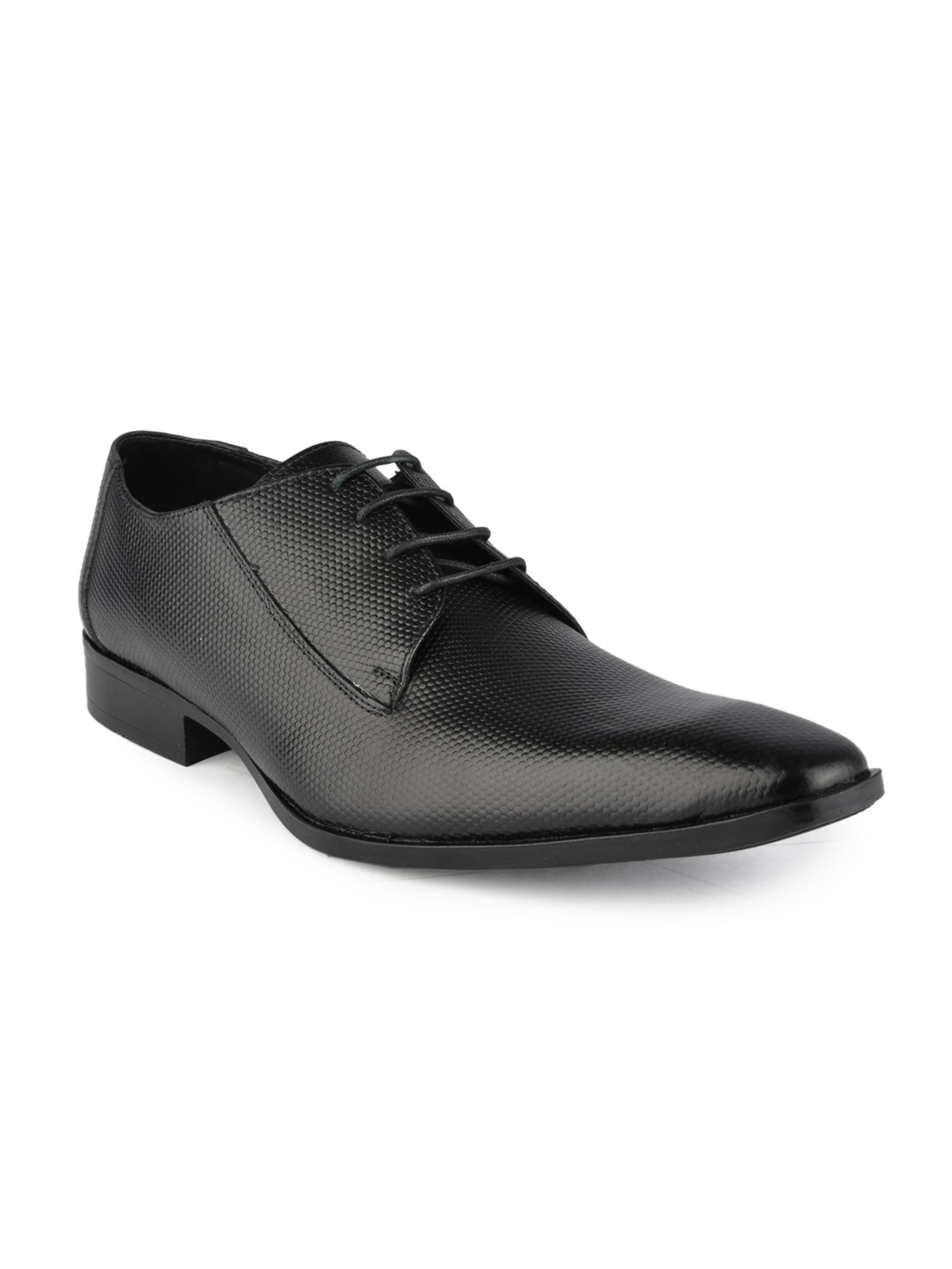 Franco Leone Men Black Formal Shoe