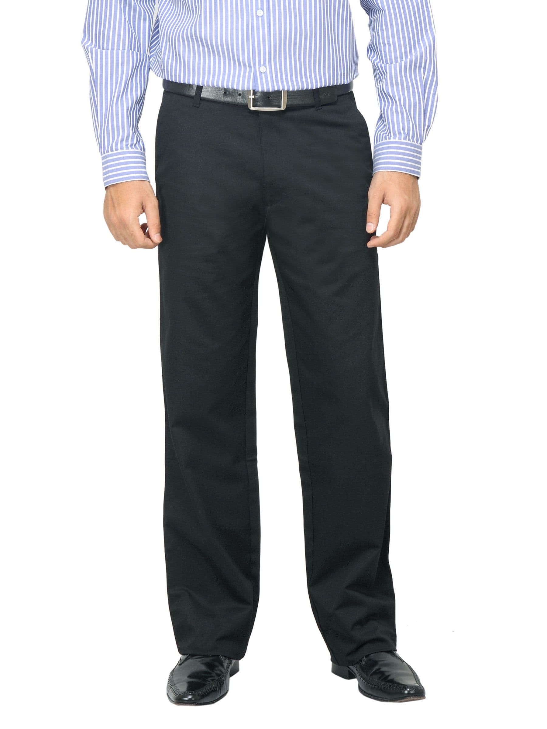 Basics Men Black Trousers