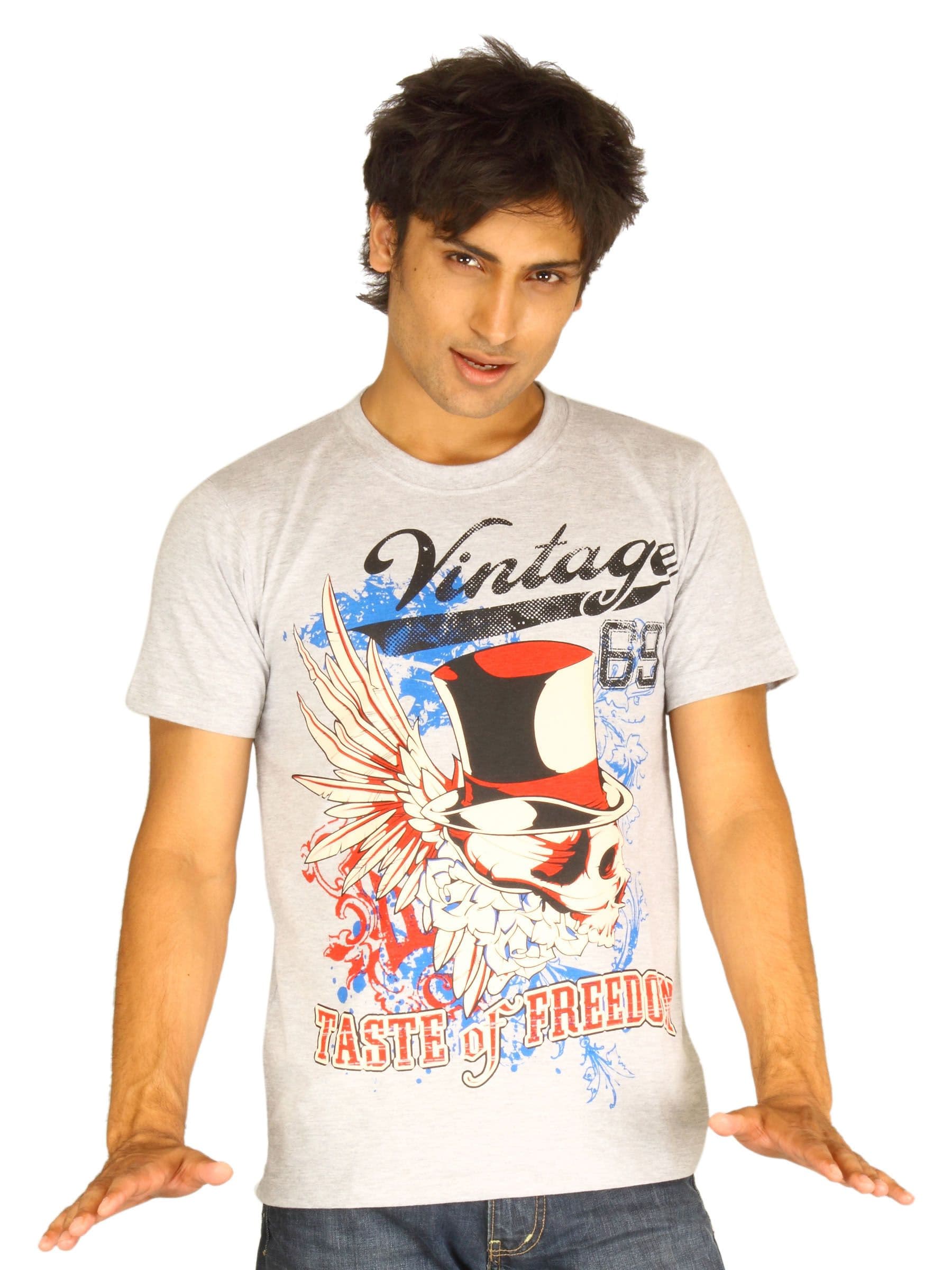 Guerrilla Men's Vintage Grey T-shirt