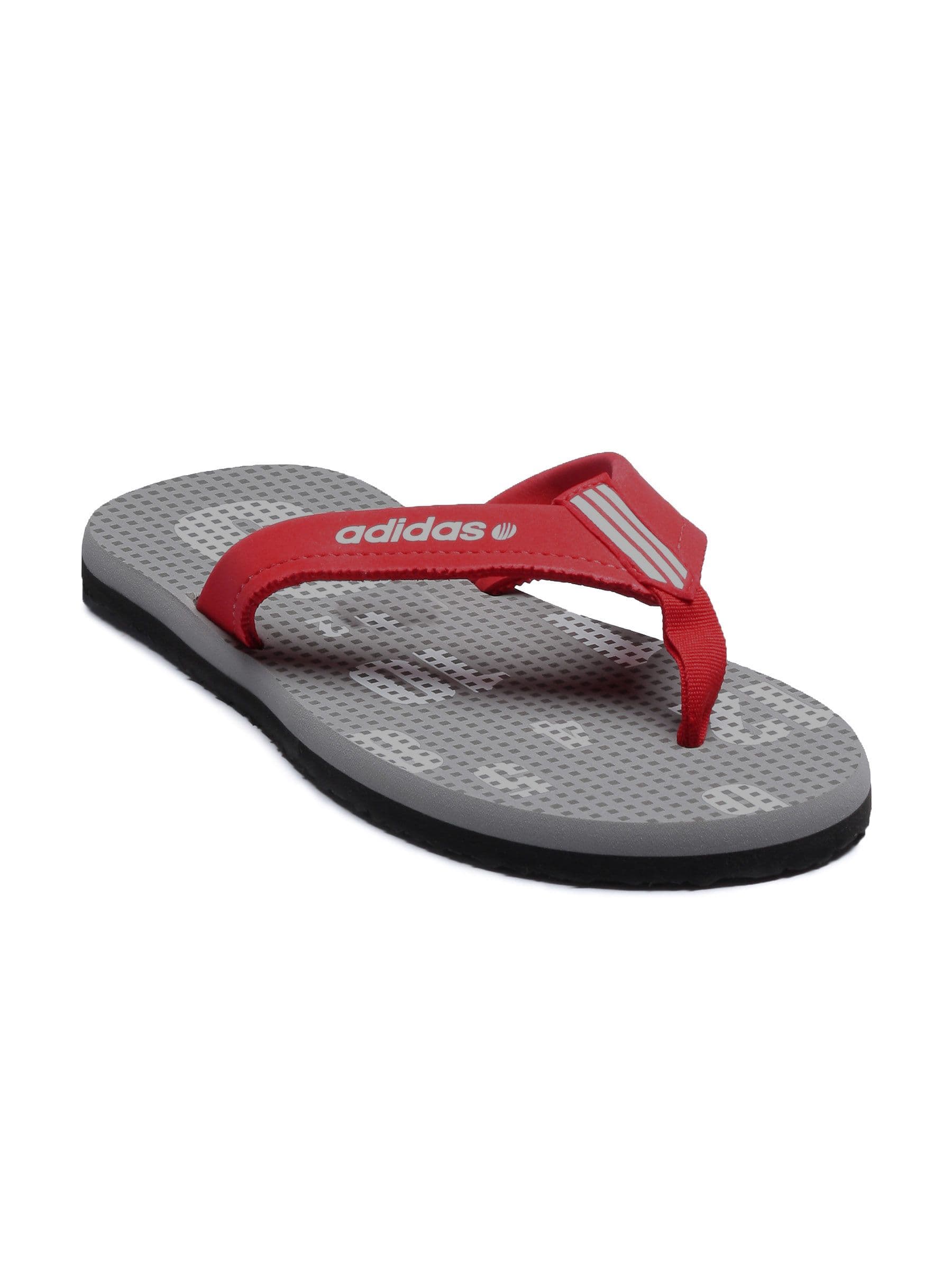 ADIDAS Men Numbers Grey Flip Flops