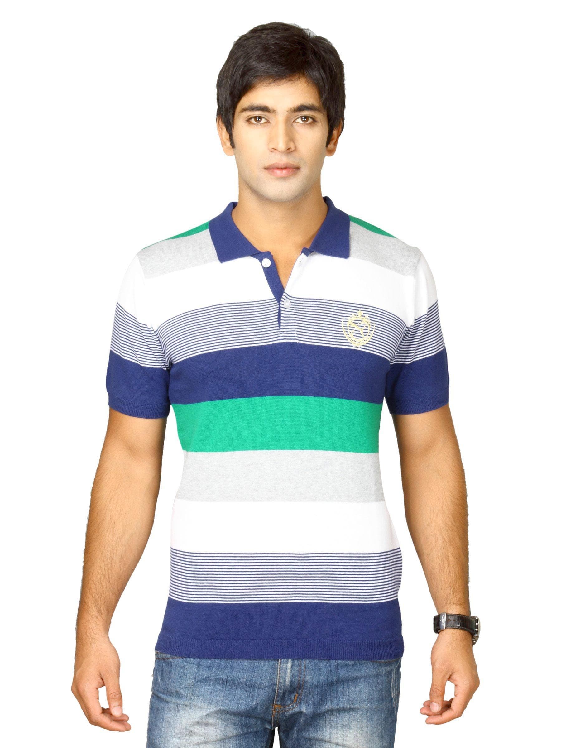 Puma Men's Knit Polo Mazarine Blue Polo T-shirt