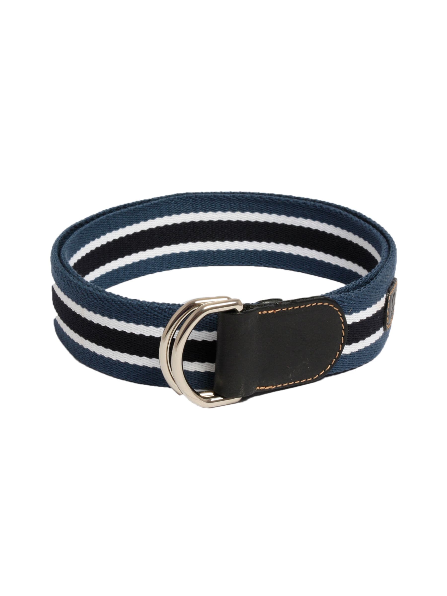 United Colors of Benetton Men Stripes Blue Belts