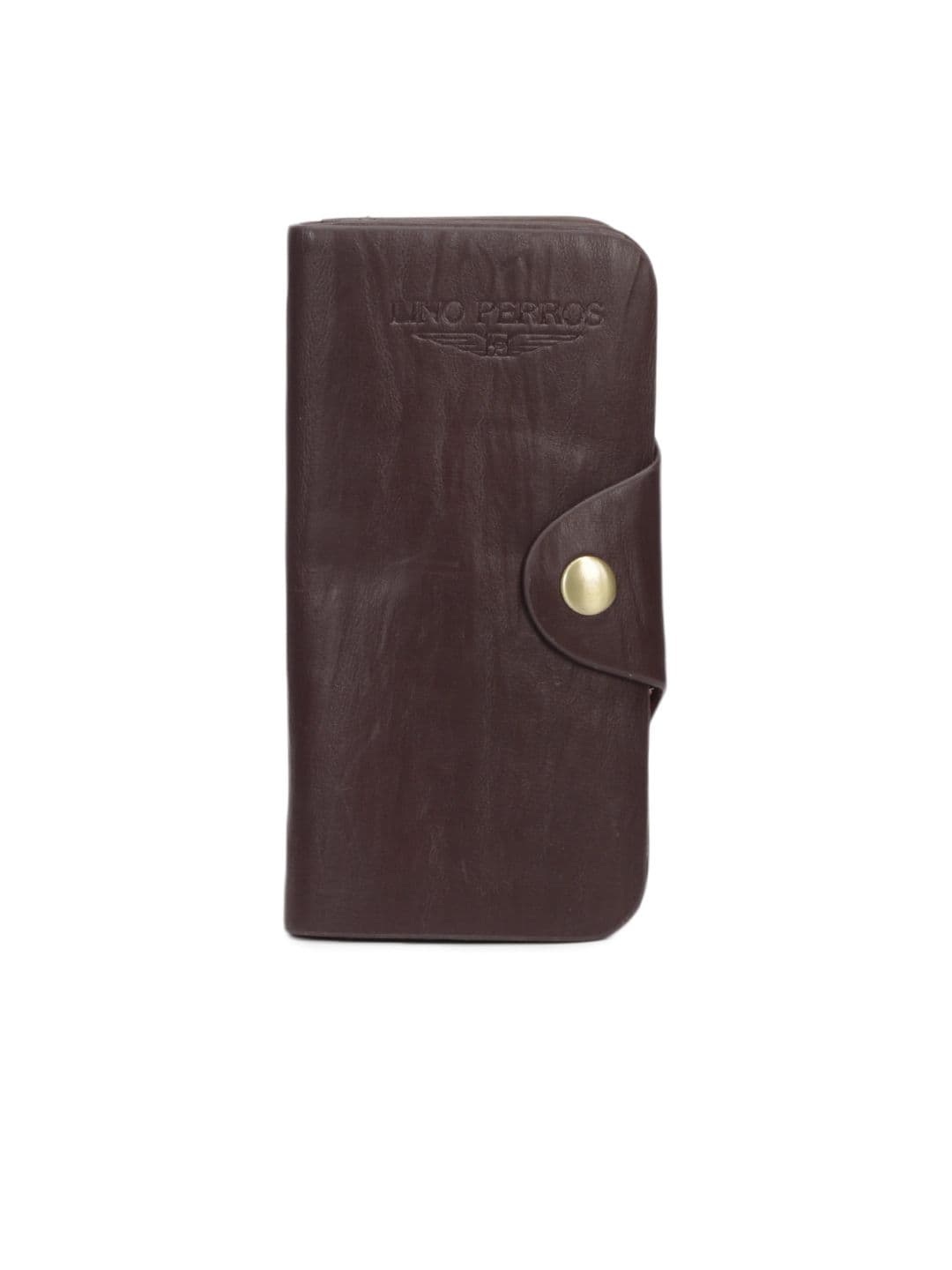 Lino Perros Women Leather Brown Wallet