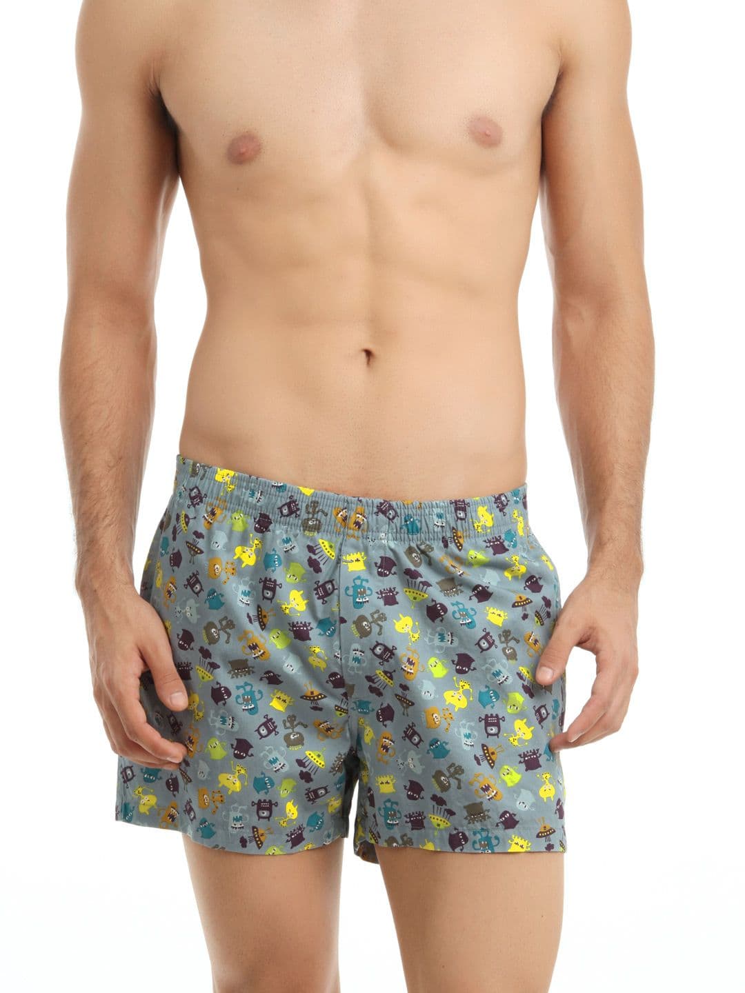 Myntra Grey Printed Boxers