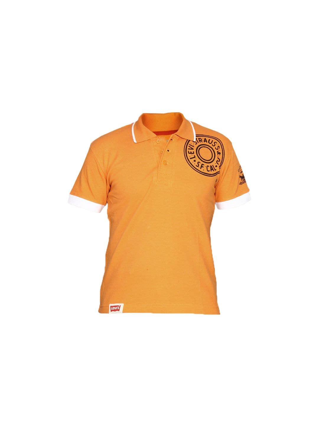 Levis Kids Boy's Orange Polo Tshirt