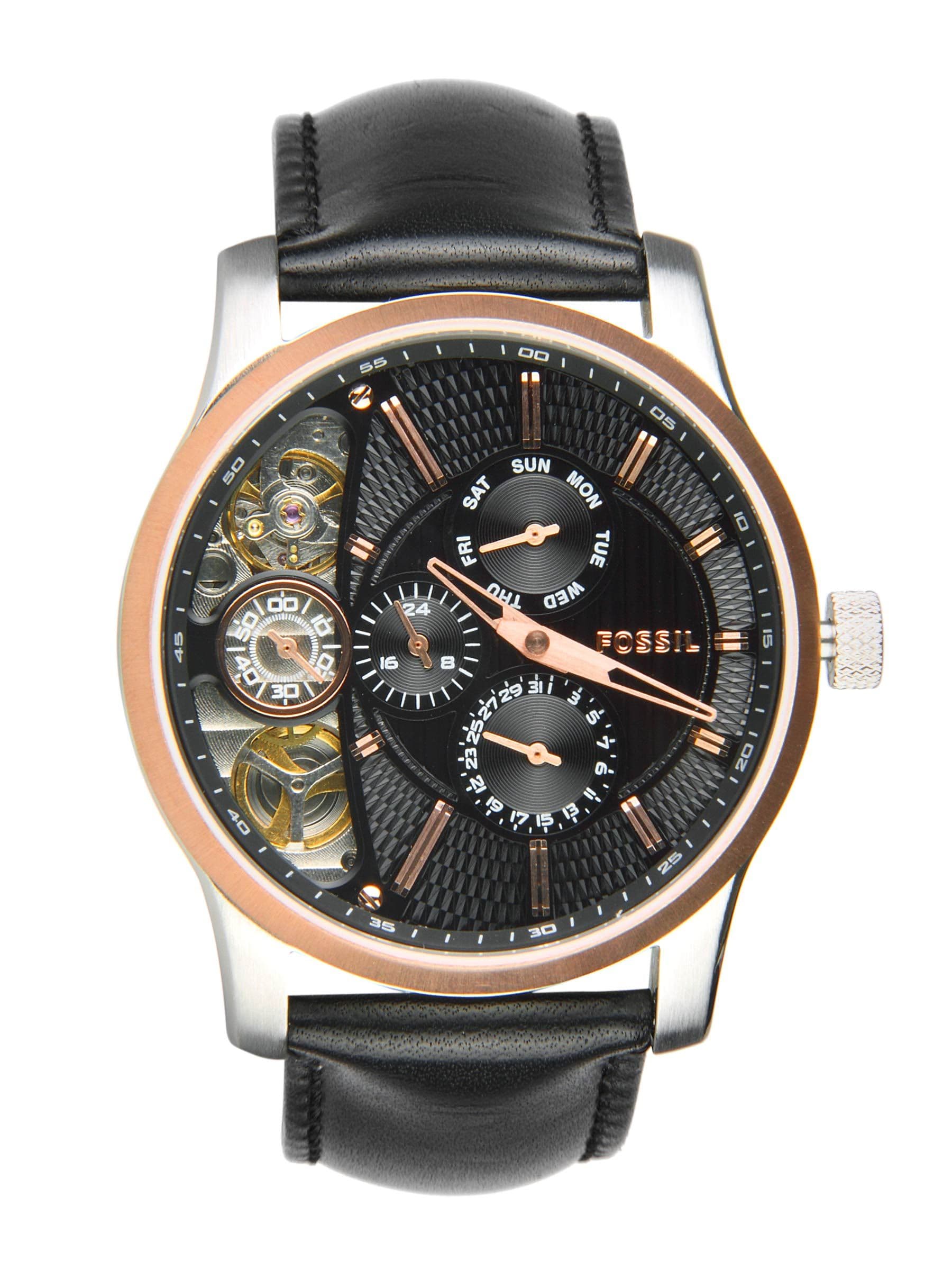 Fossil Men Black Dial Watch ME1099