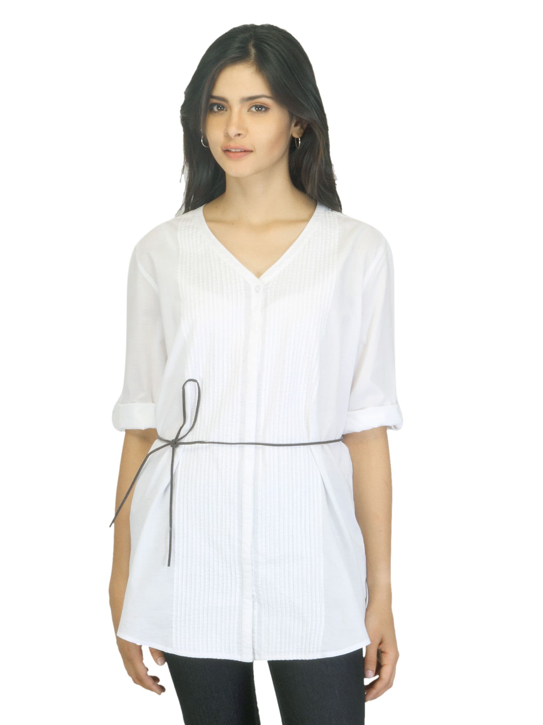 United Colors of Benetton Women White Tunics