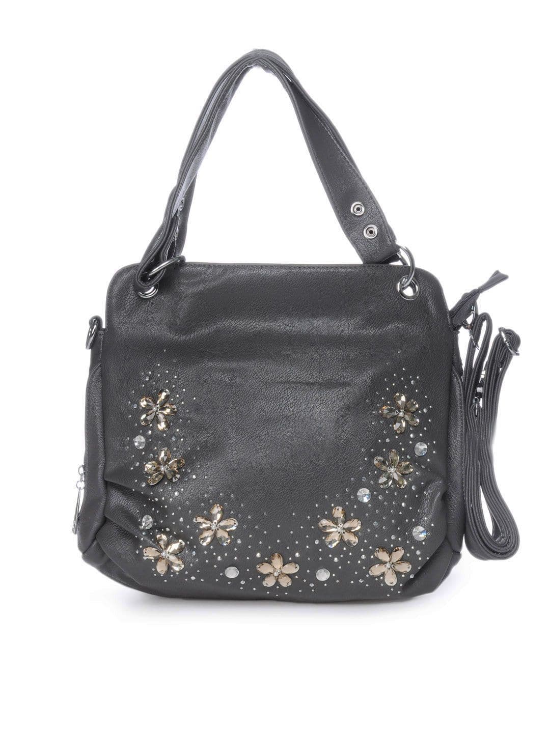Kiara Women Grey Handbag