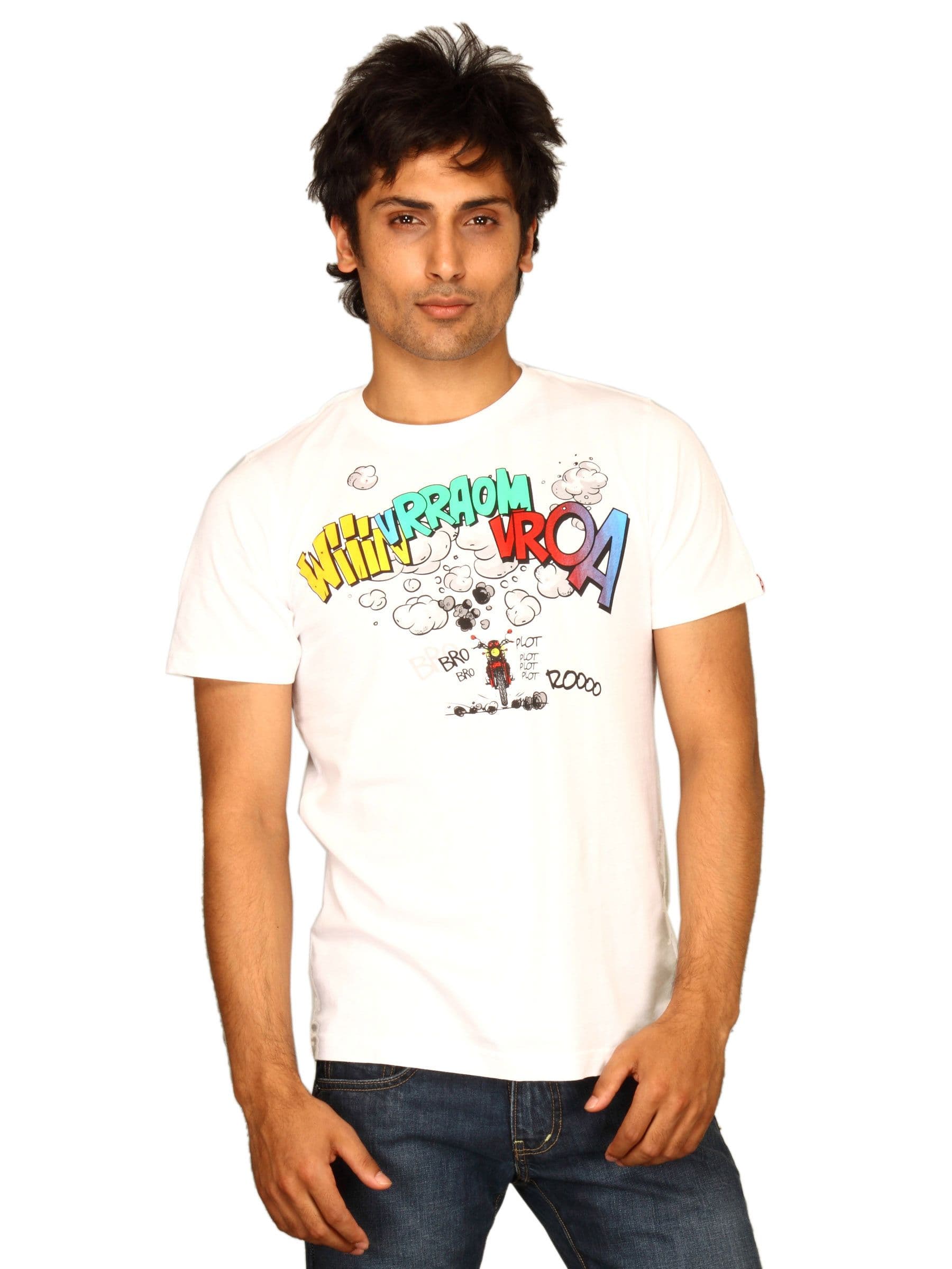 Probase Men's Bike White T-shirt