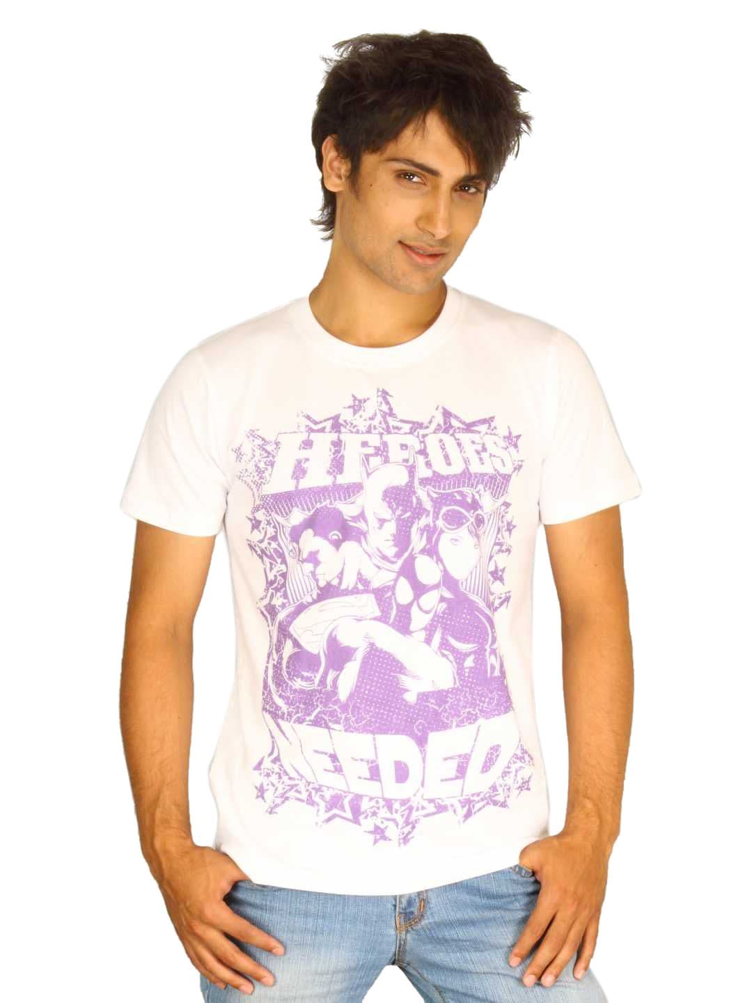 Guerrilla Men's Heroes Needed White T-shirt