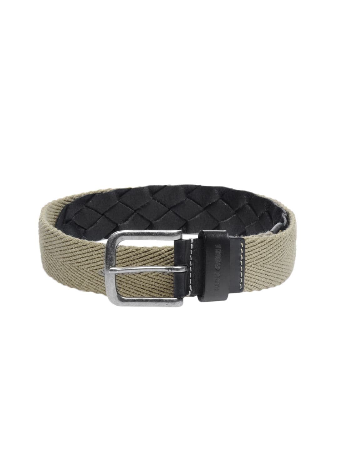 Park Avenue Men Beige & Black Belt