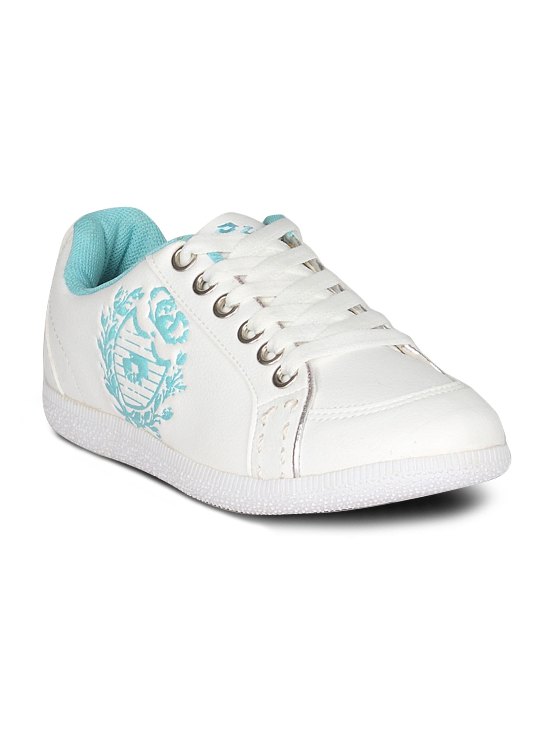 Lotto Women Leisure White Blue Shoe