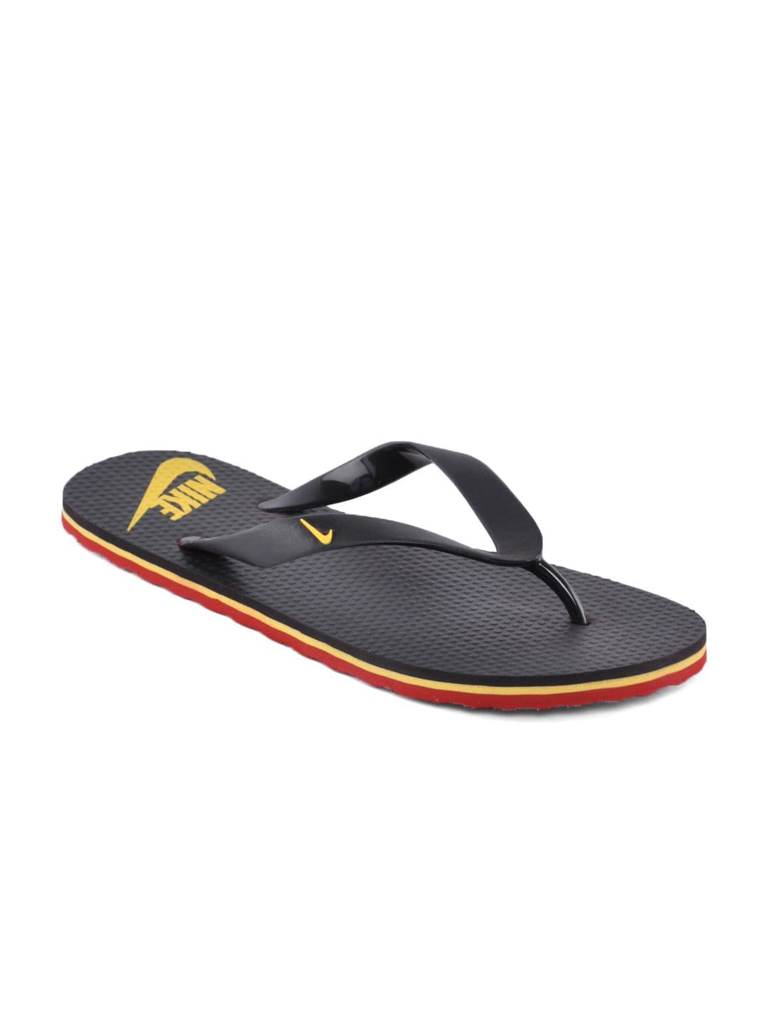 Nike Men Aquahype Black Flip Flops