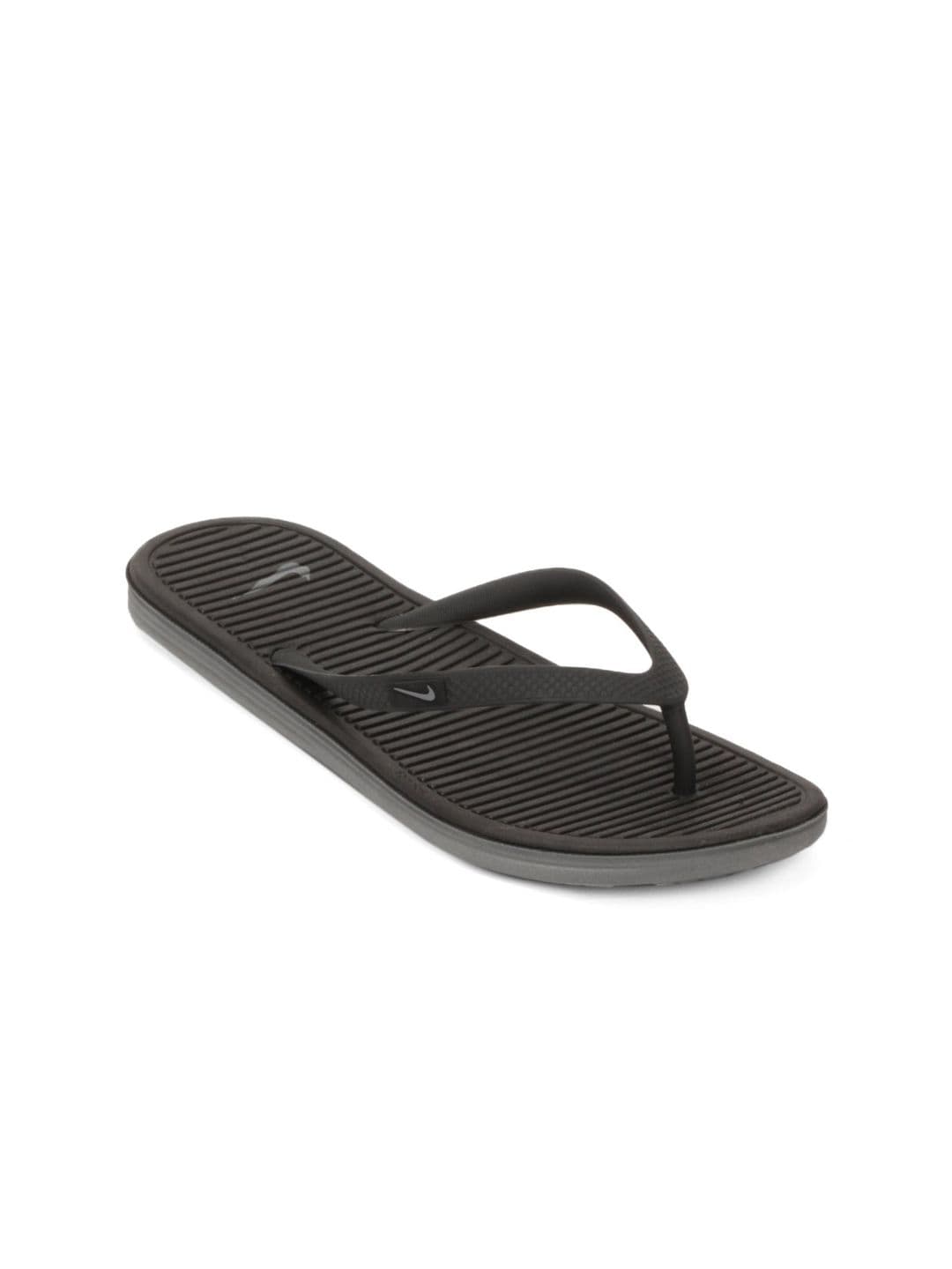 Nike Women Solarsoft Thong Black Flip Flops