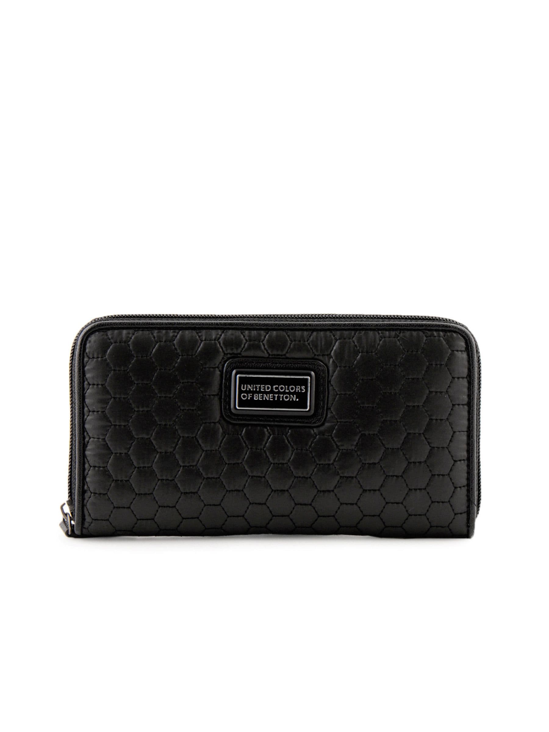 United Colors of Benetton Women Solid Black Wallets