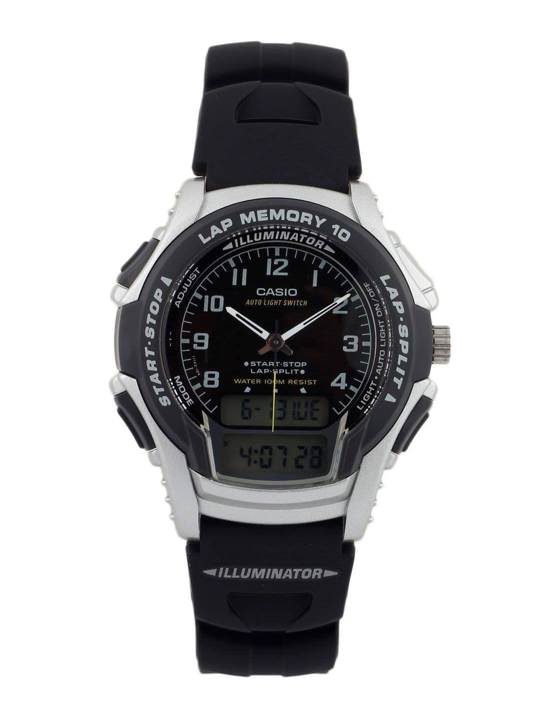 CASIO Men Black Analogue & Digital Watch AD94