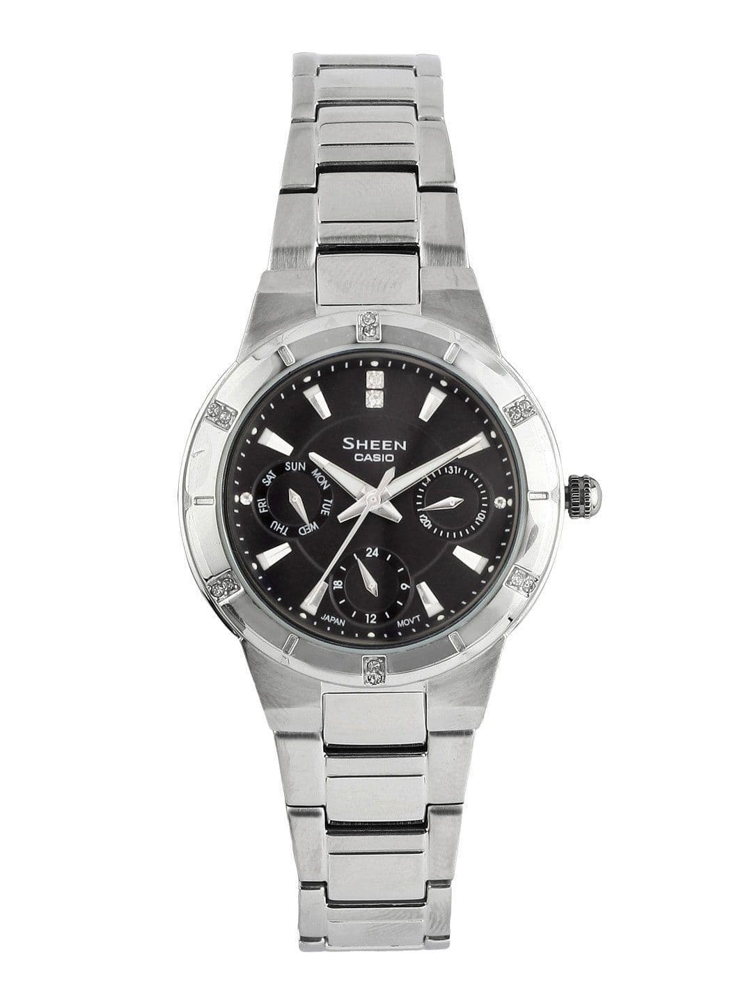 CASIO SHEEN Women Black Dial Watch SX041