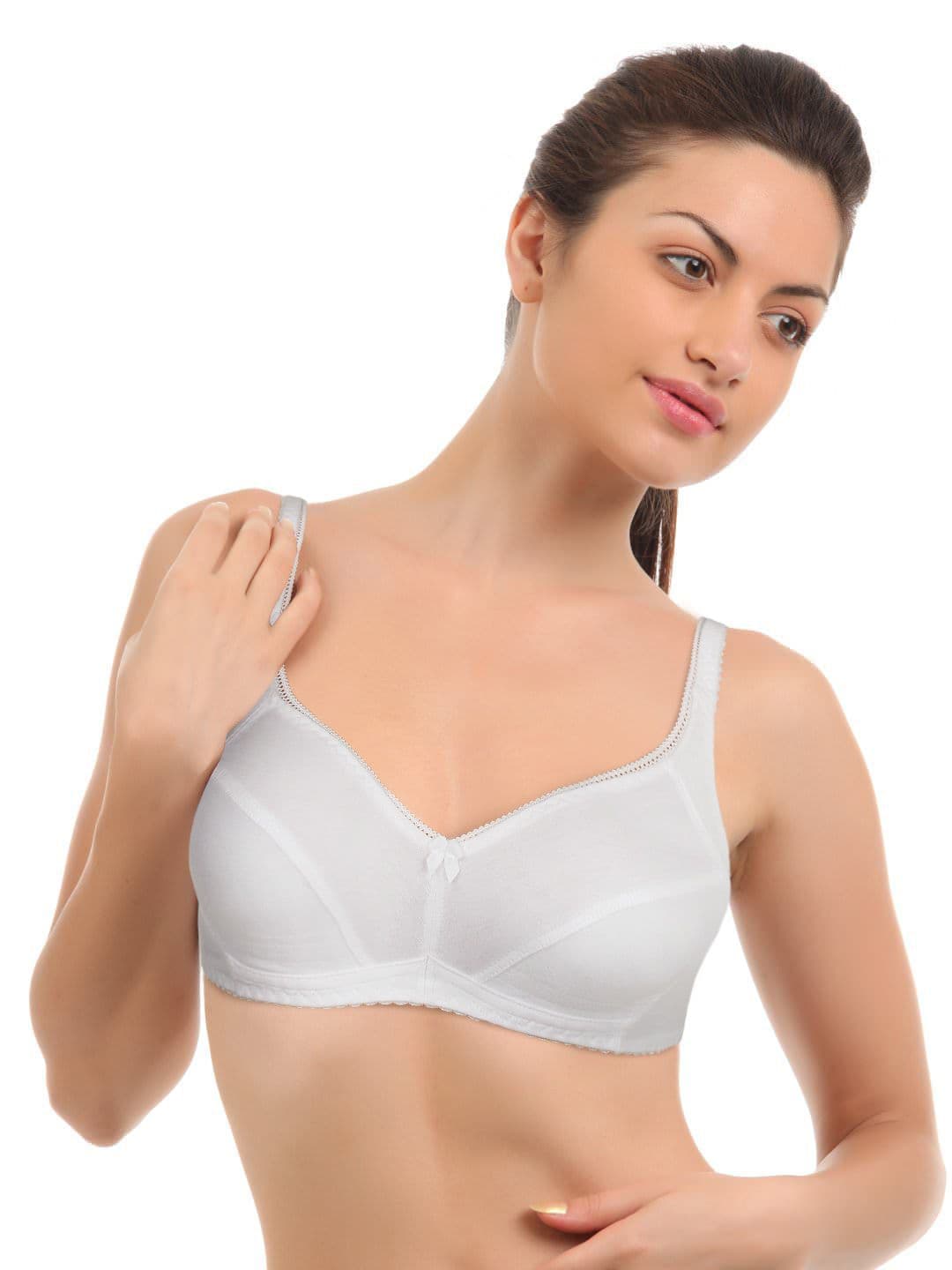 Enamor White Bra