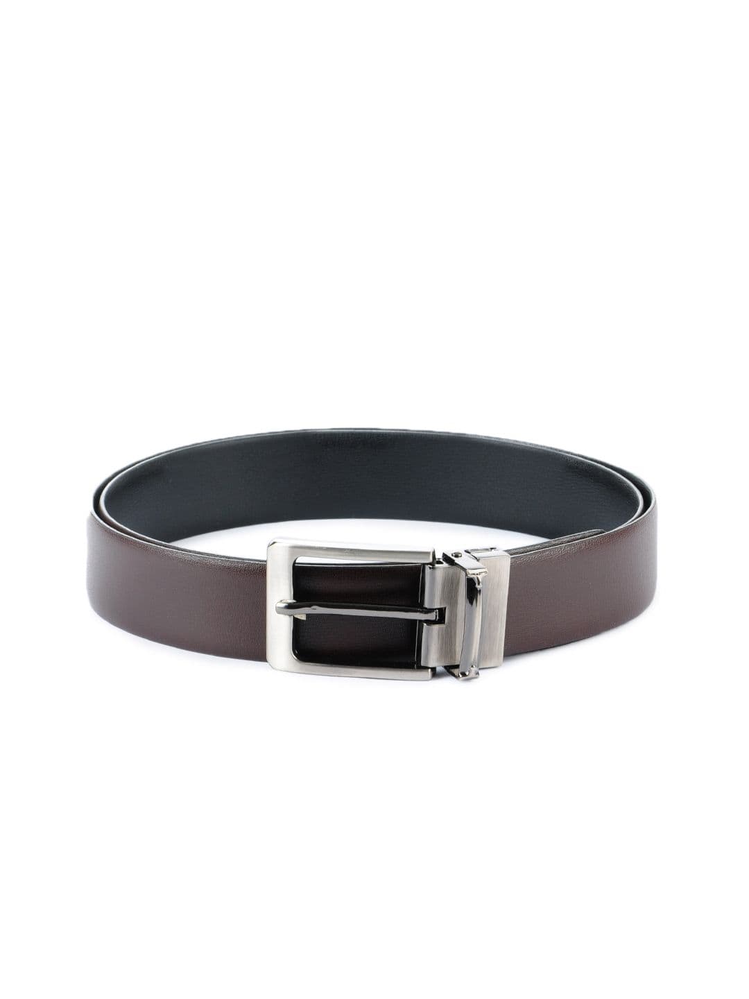 Bulchee Men Brown And Black Reversible Belt