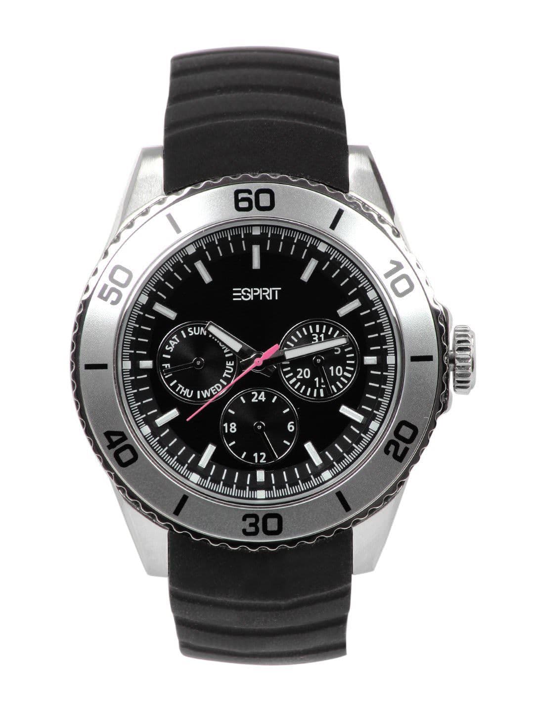 Esprit Men Black Dial Watch