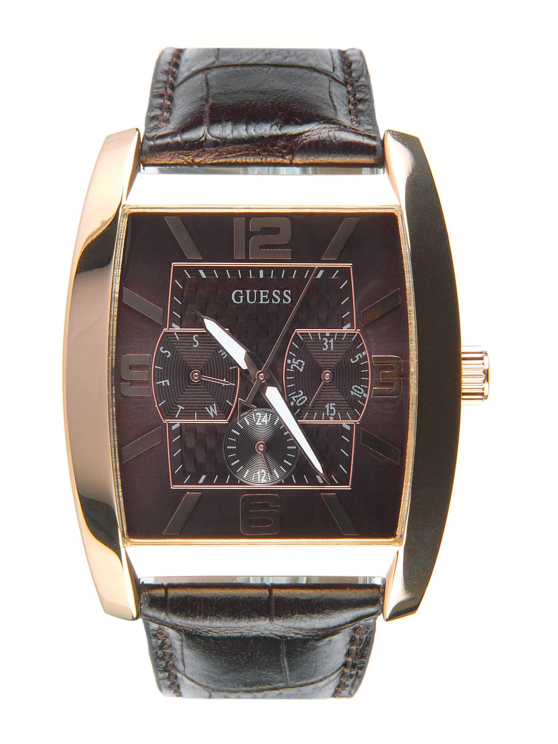 Guess Men Power Broker Copper Watch