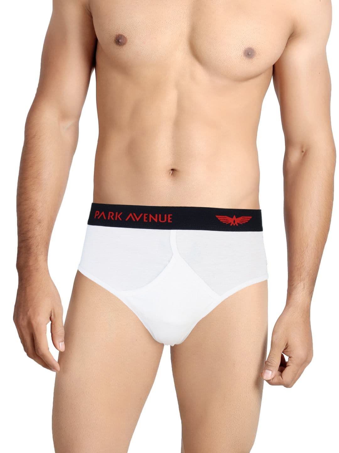 Park Avenue Men White Y Front Brief