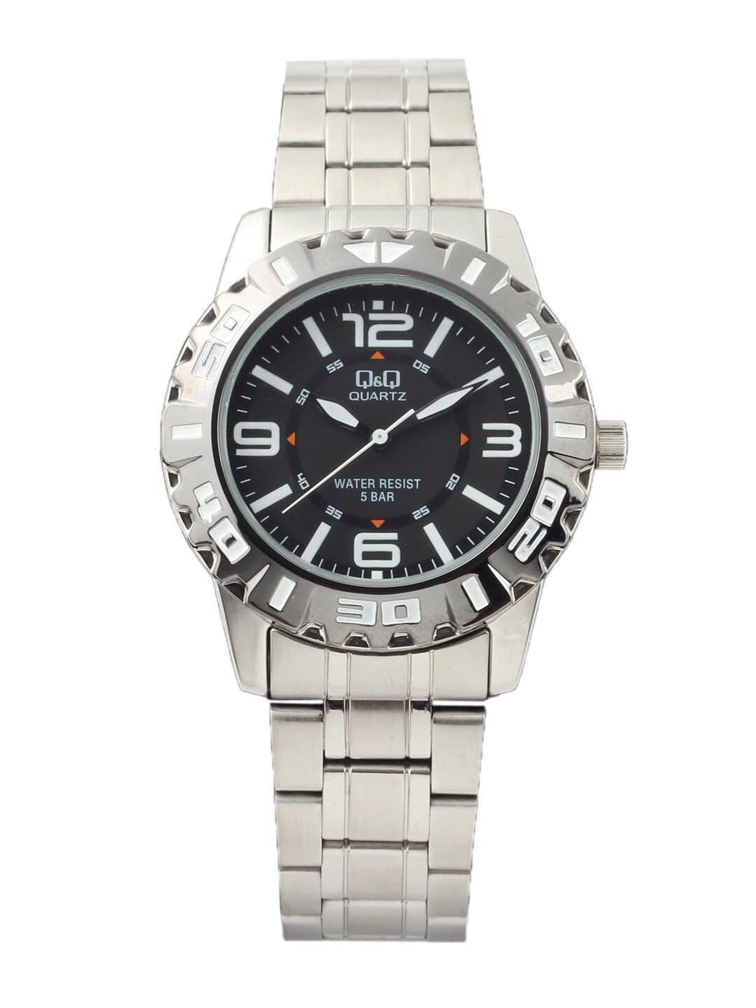 Q&Q Men Black Dial Watch Q672J405Y