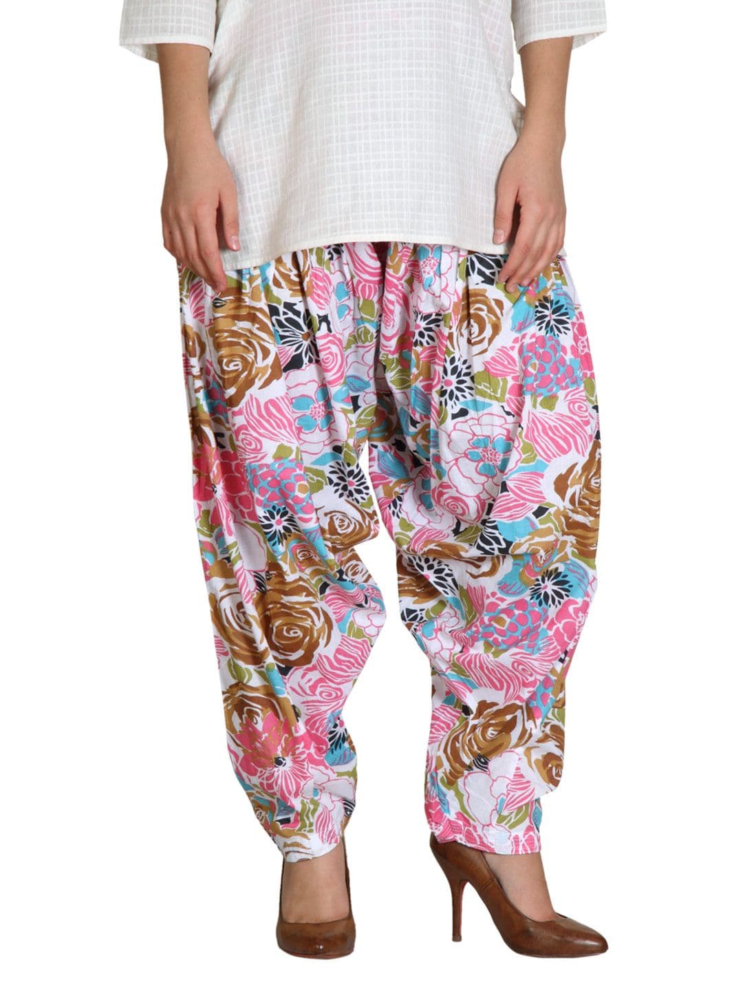 Shree Women Multi Coloured Patiala