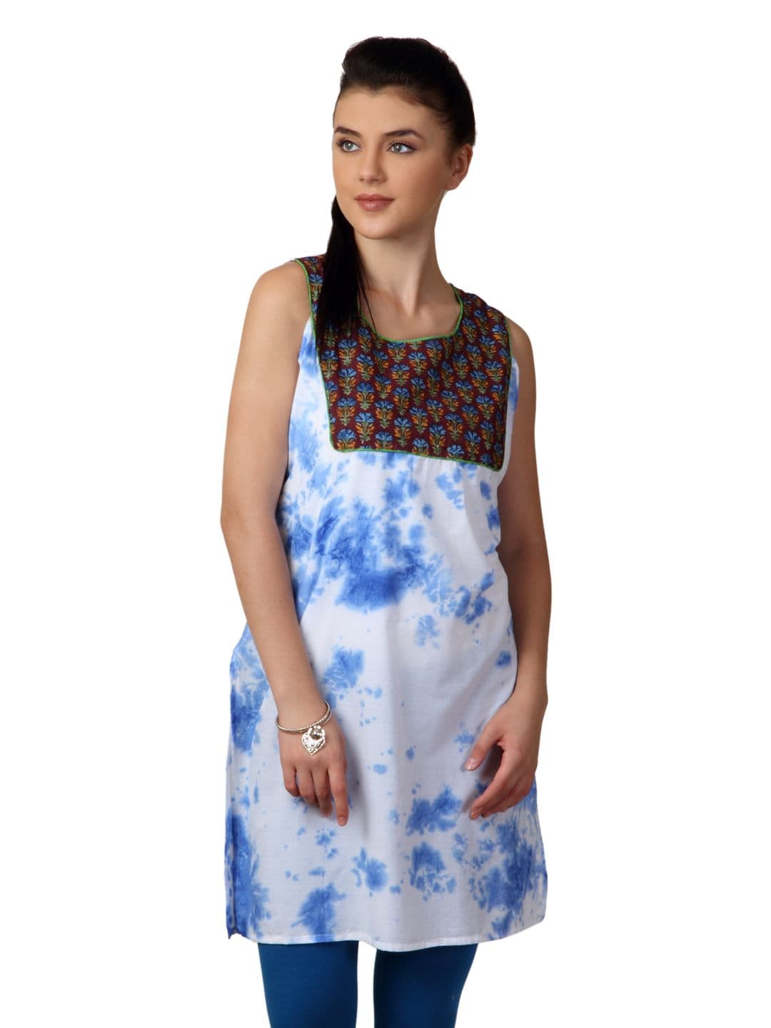 Shree Women White Printed Kurta