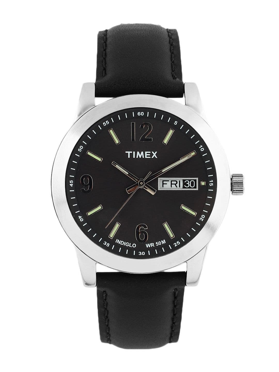 Timex Men Black Dial Watch