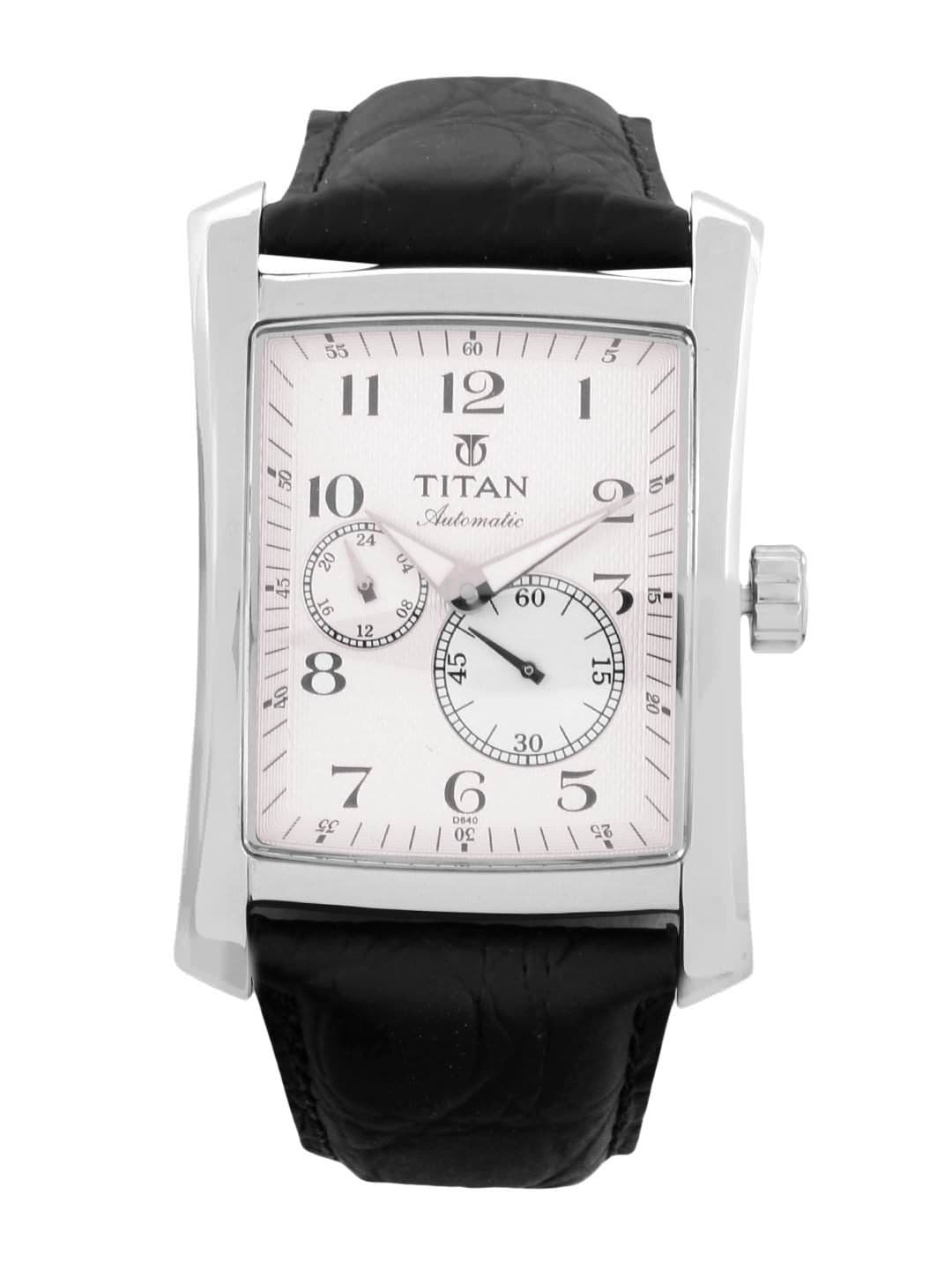 Titan Men White Dial Watch