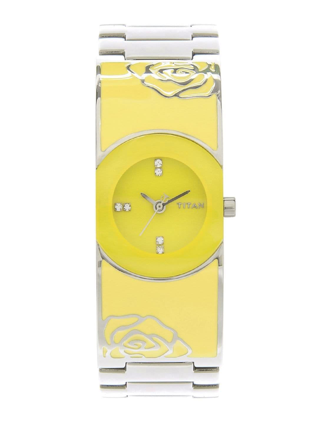 Titan Women Yellow Watch